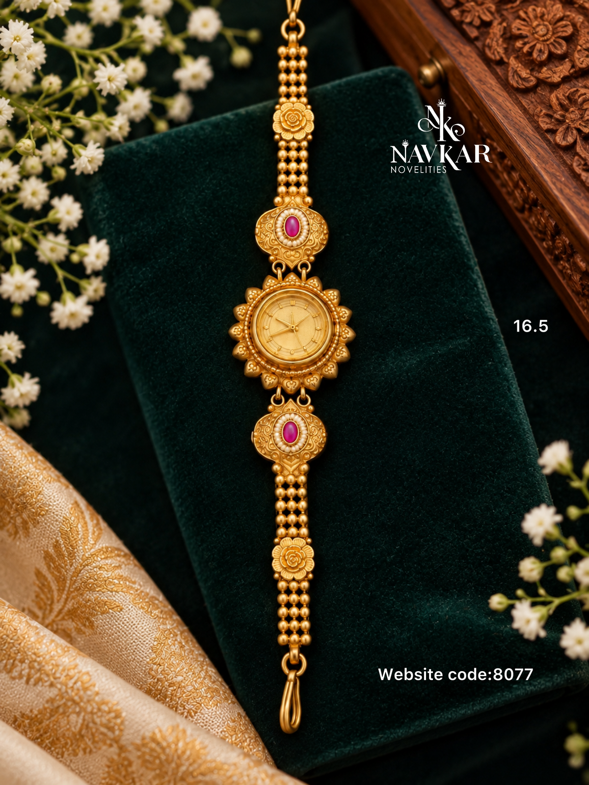Kundan Nagshi Watch