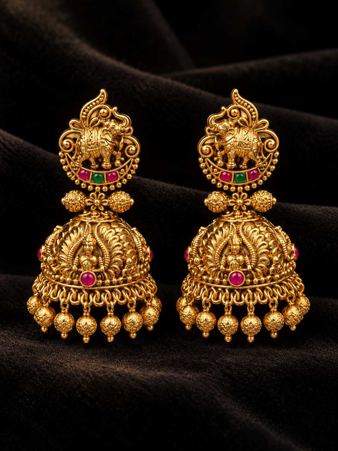 Kundan Nagshi earring
