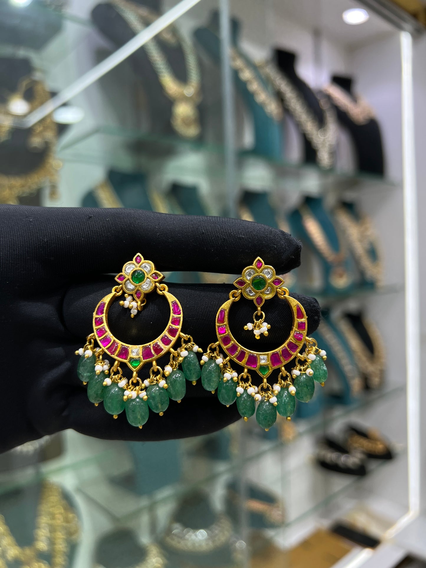 Kundan earrings