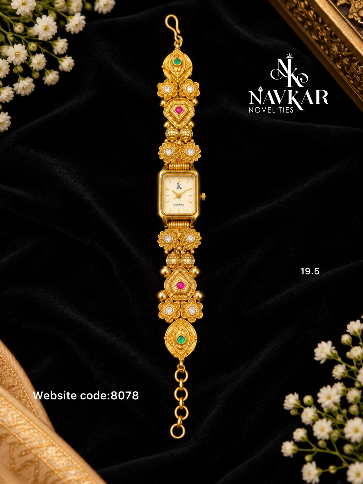Kundan Nagshi Watch