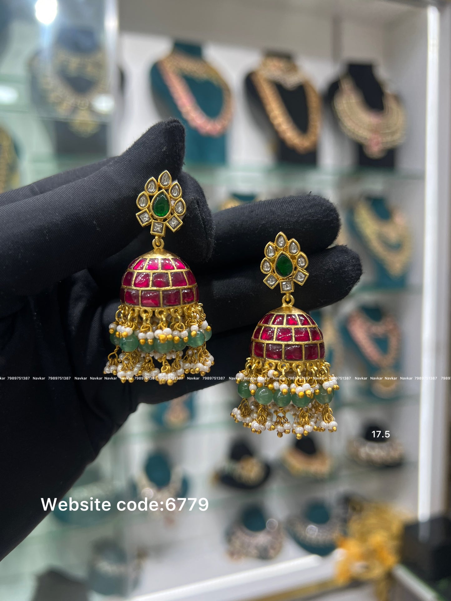 Kundan earring
