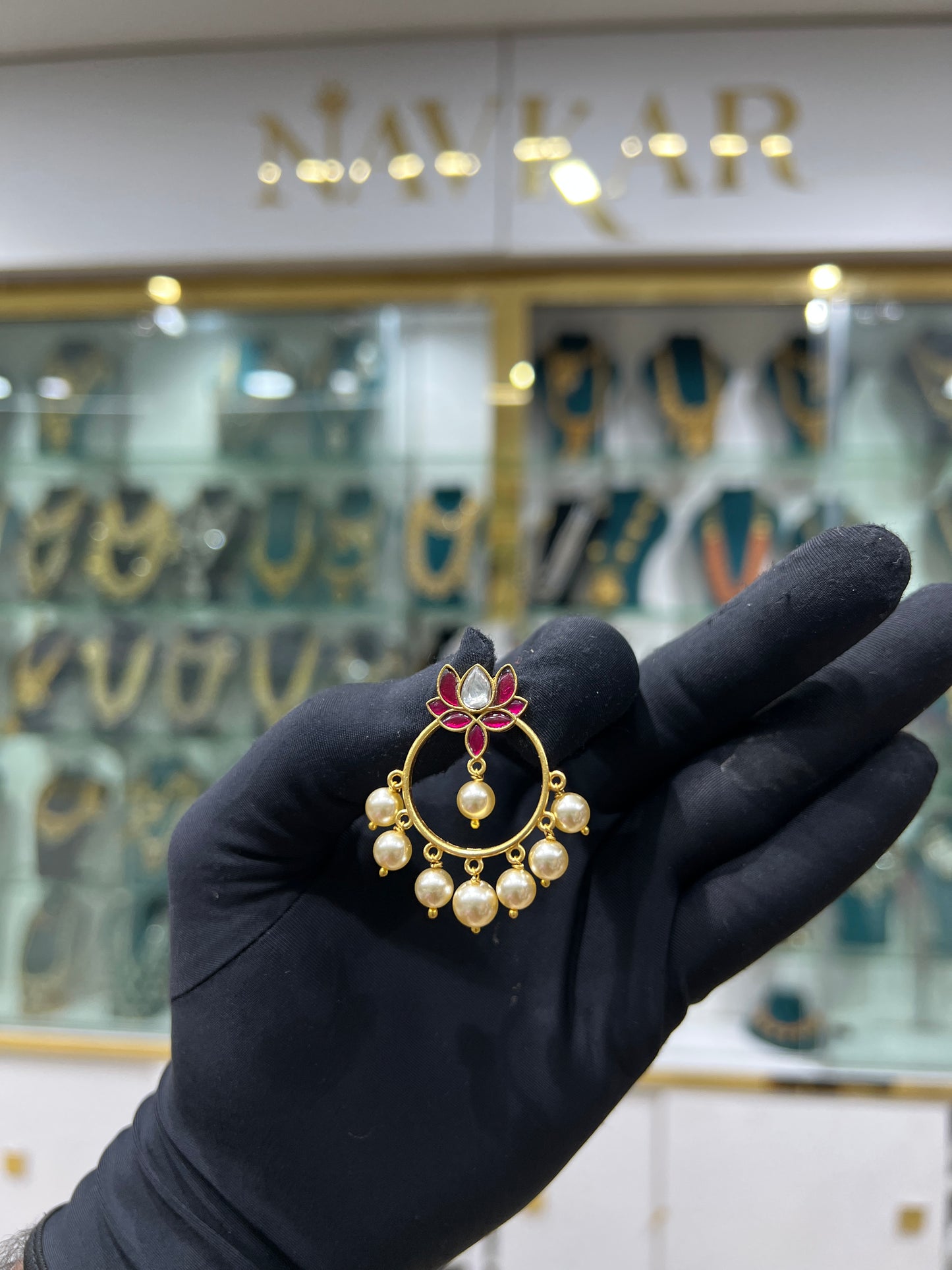 Kundan earrings