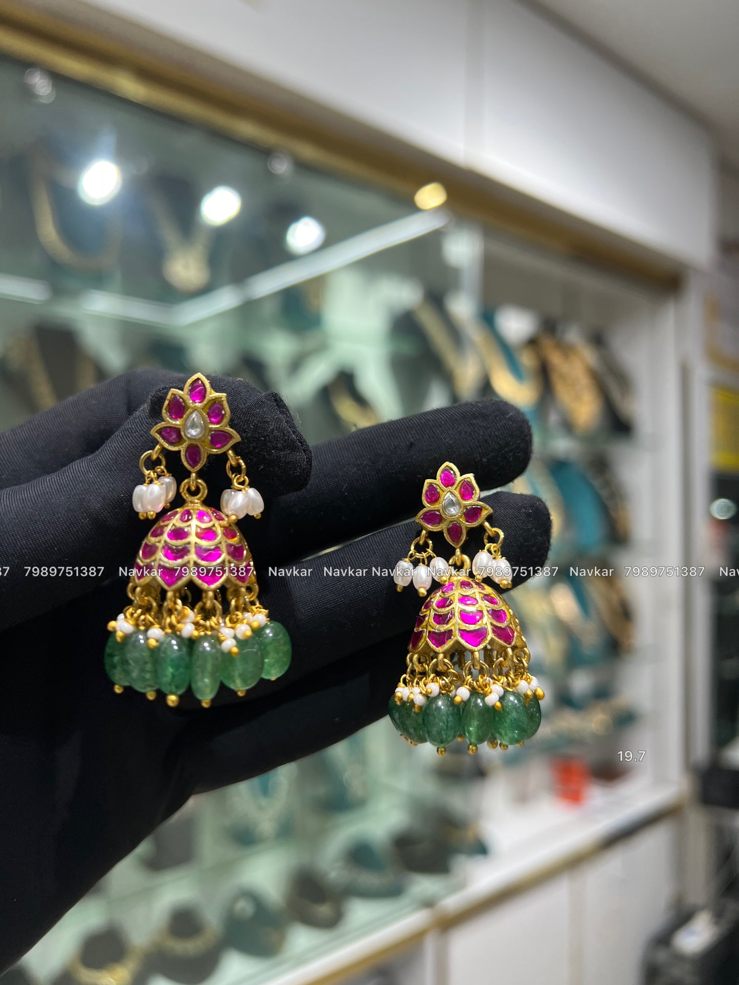 Kundan earring