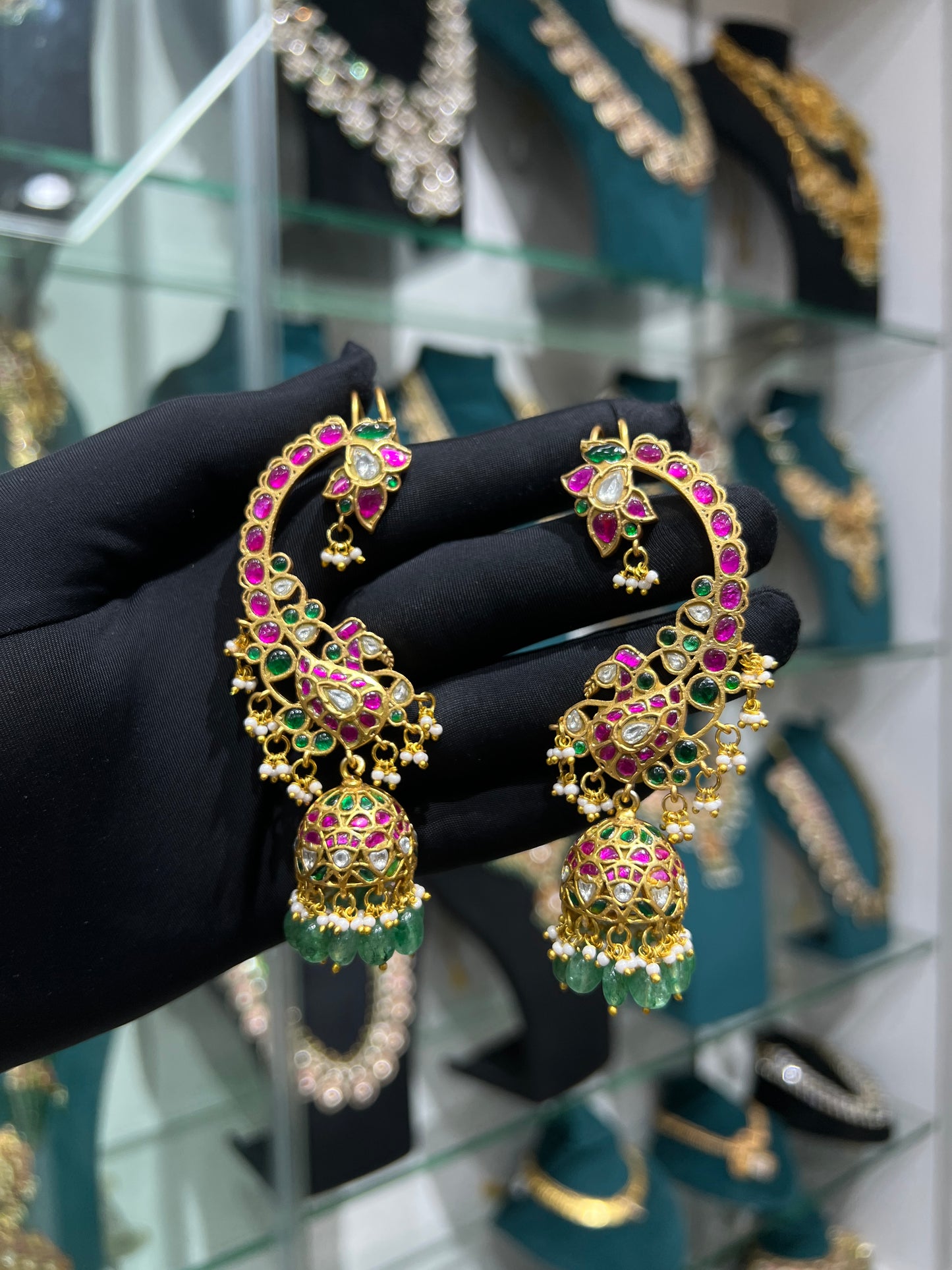 Kundan earrings