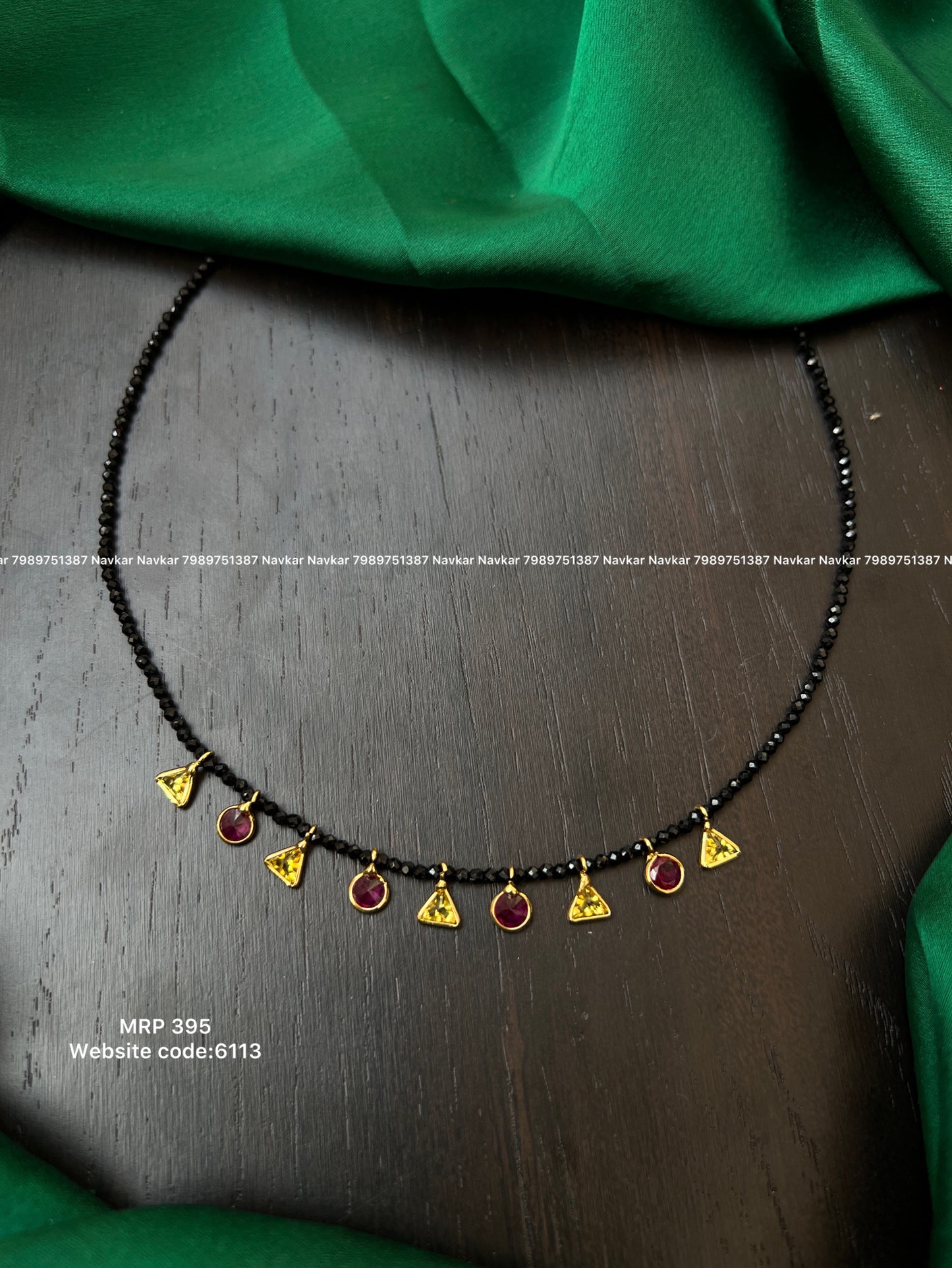 Black beads