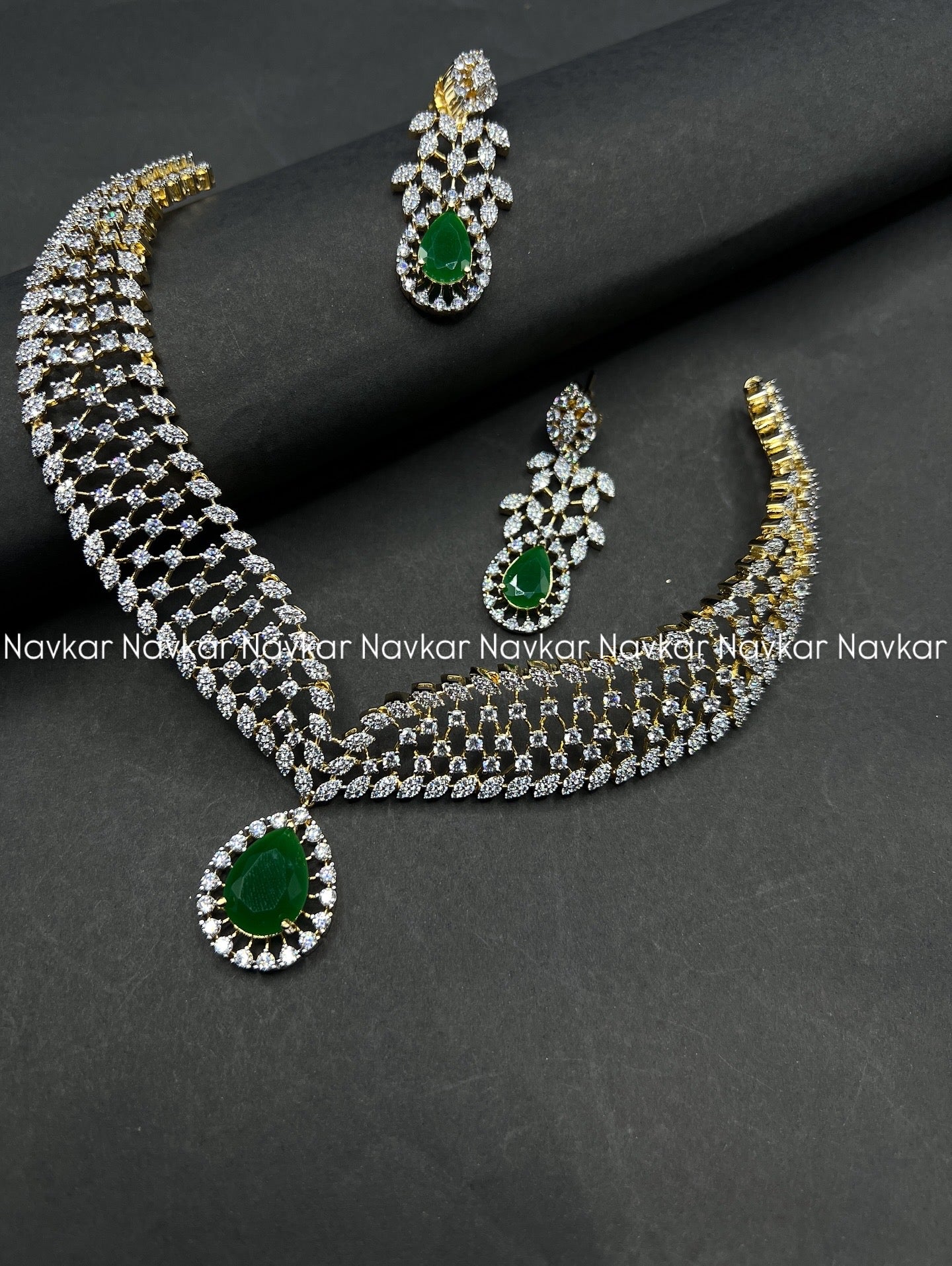 Gj necklace and earrings