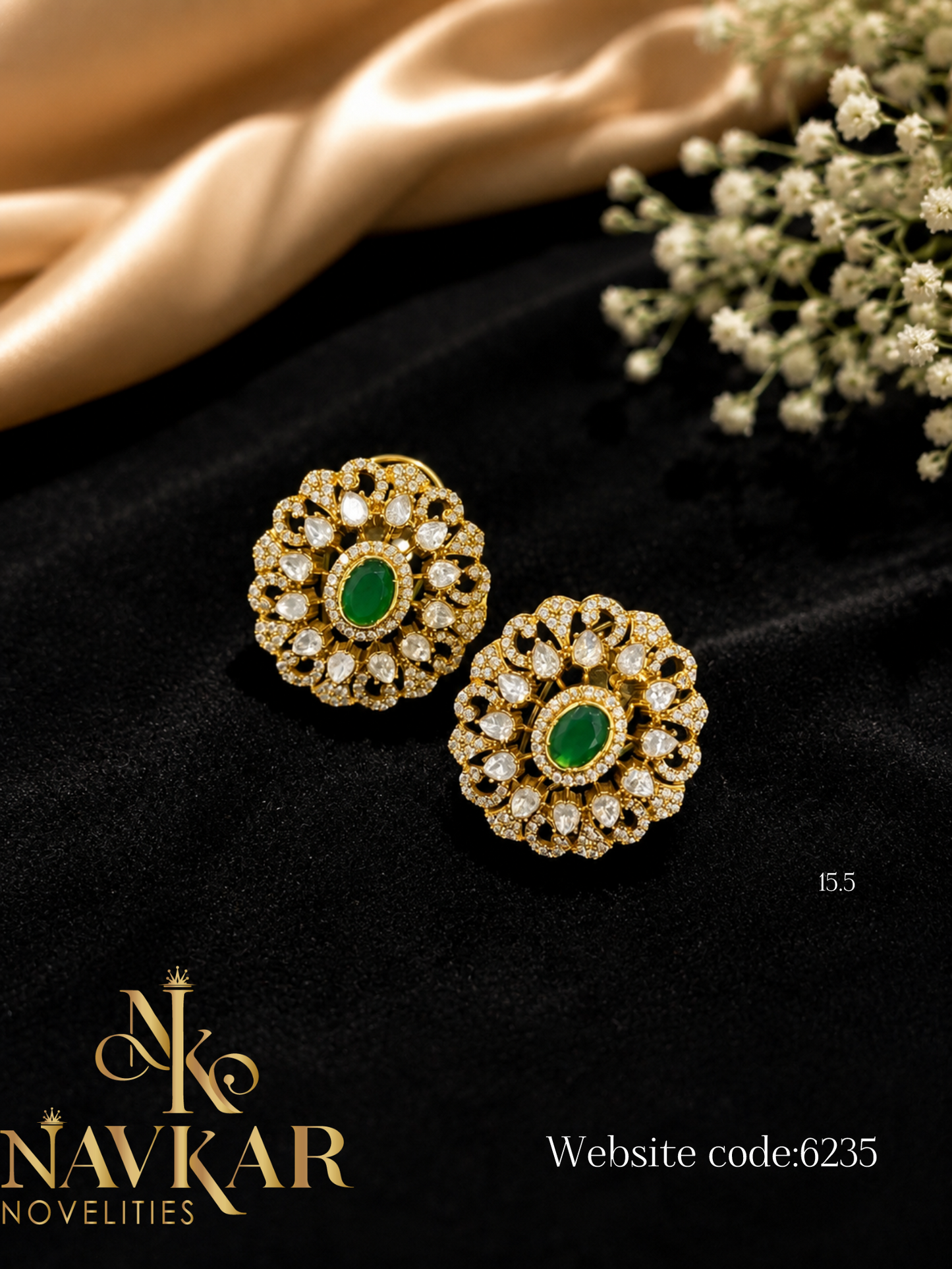 Mossonite earring