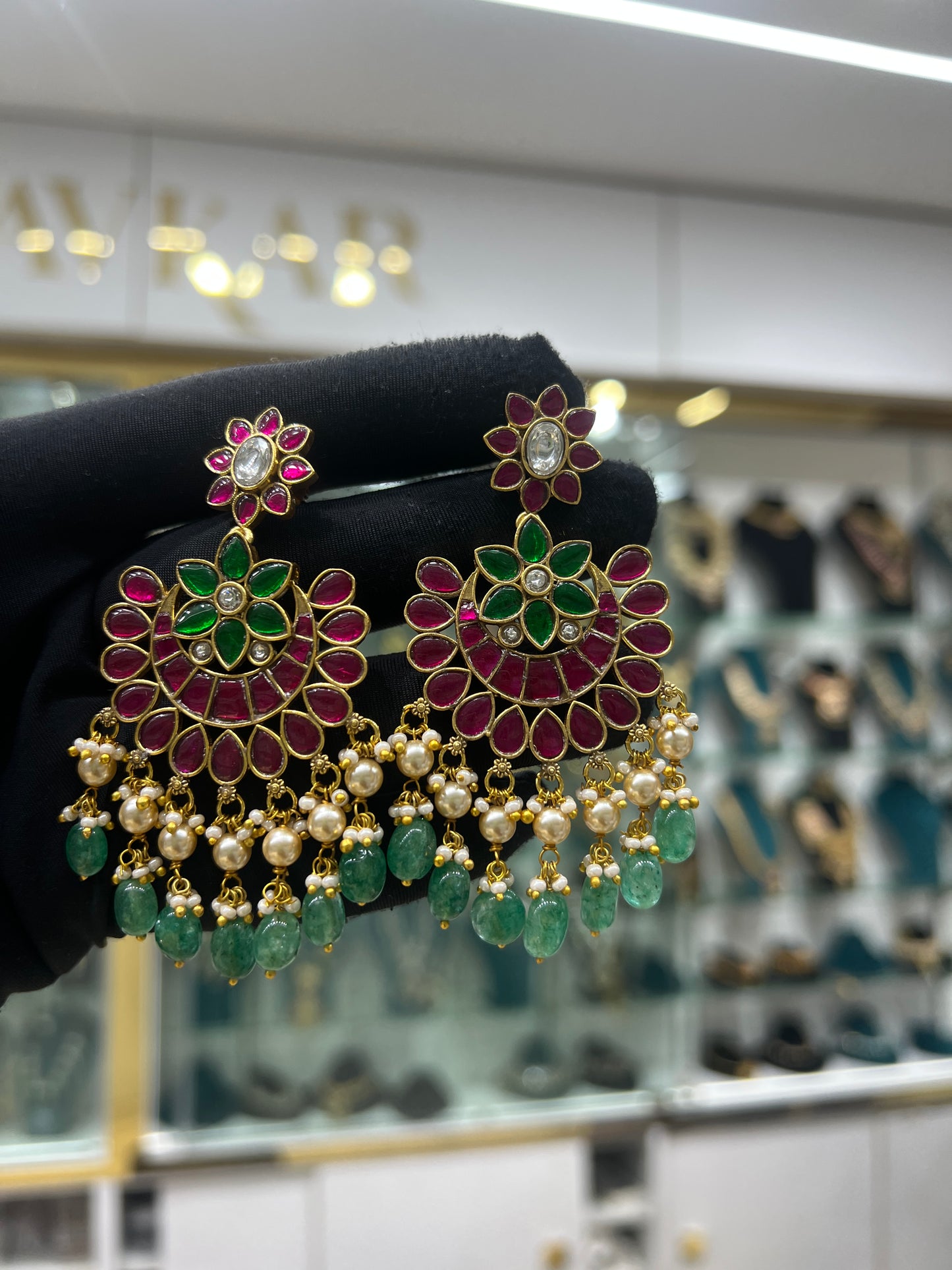 Kundan earring