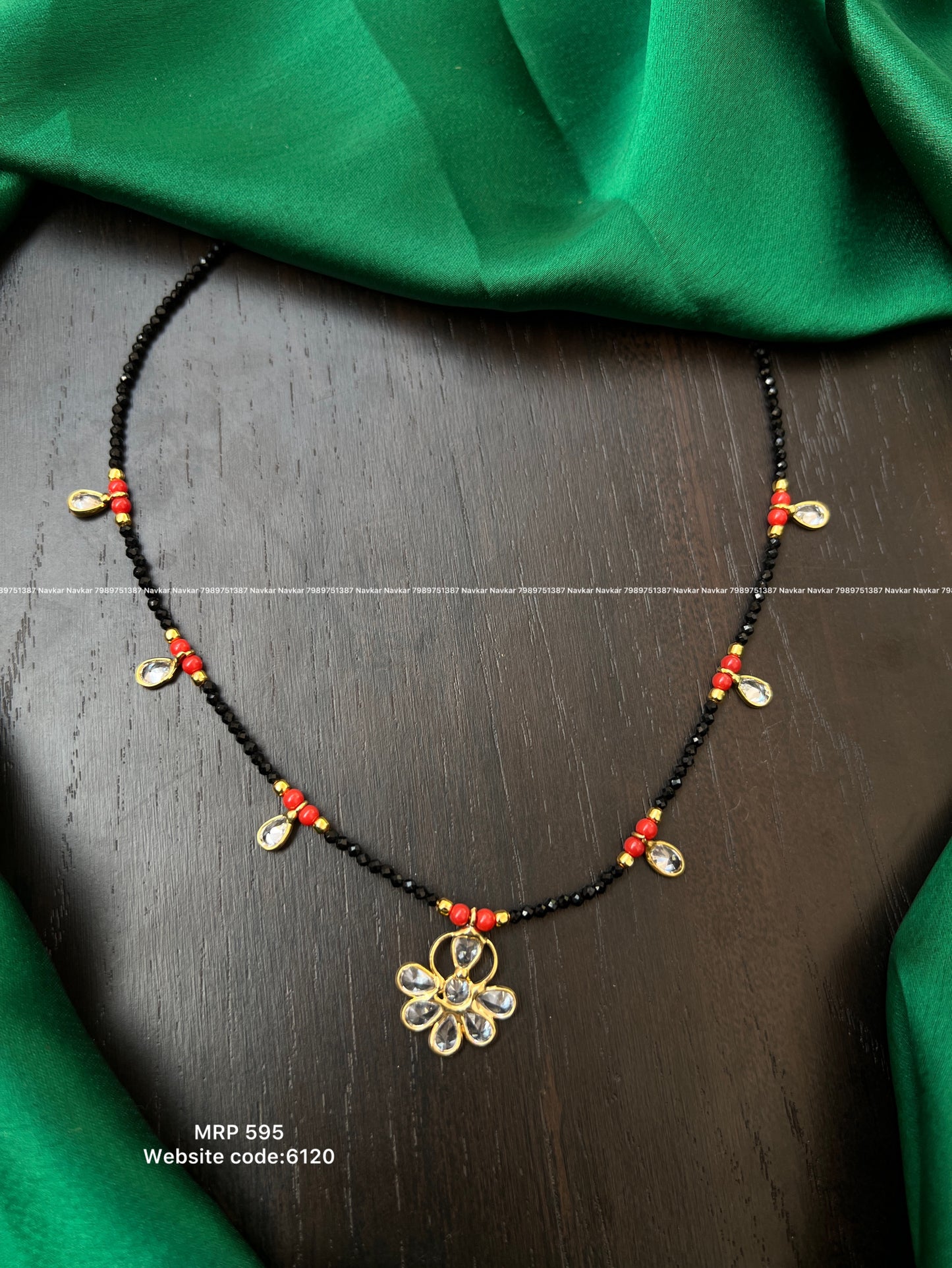 Black beads