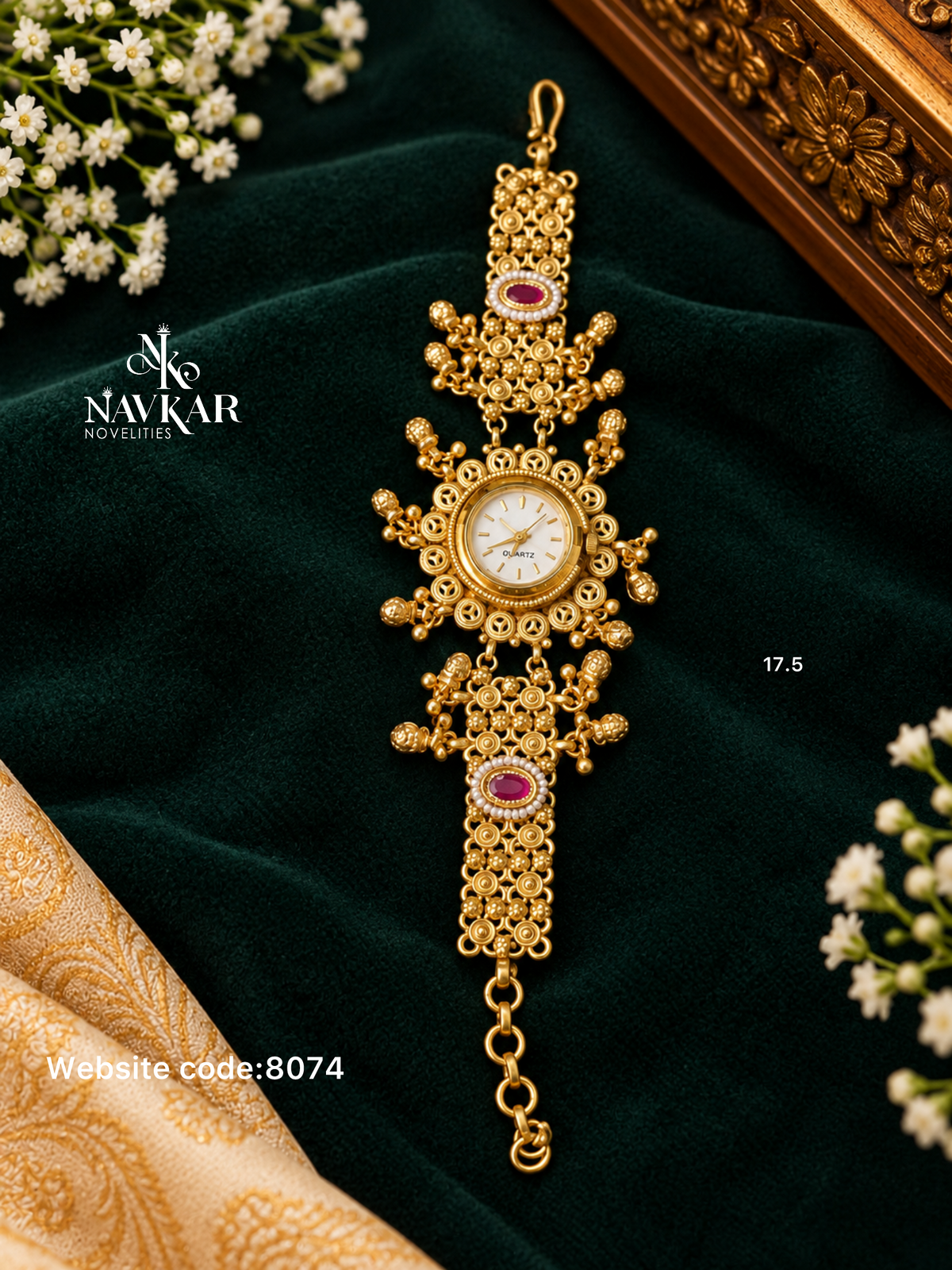 Kundan Nagshi Watch