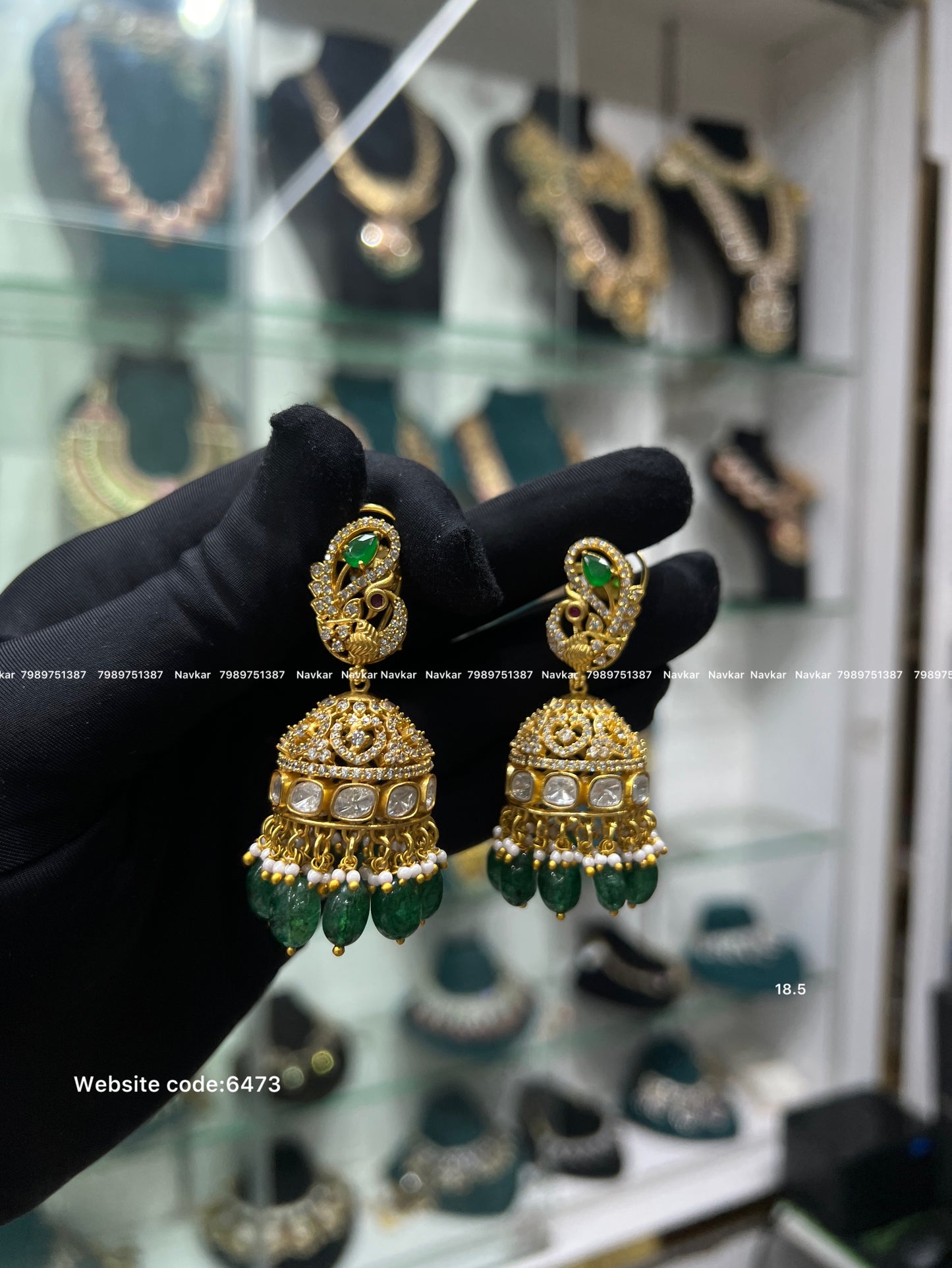 Mossonite earring
