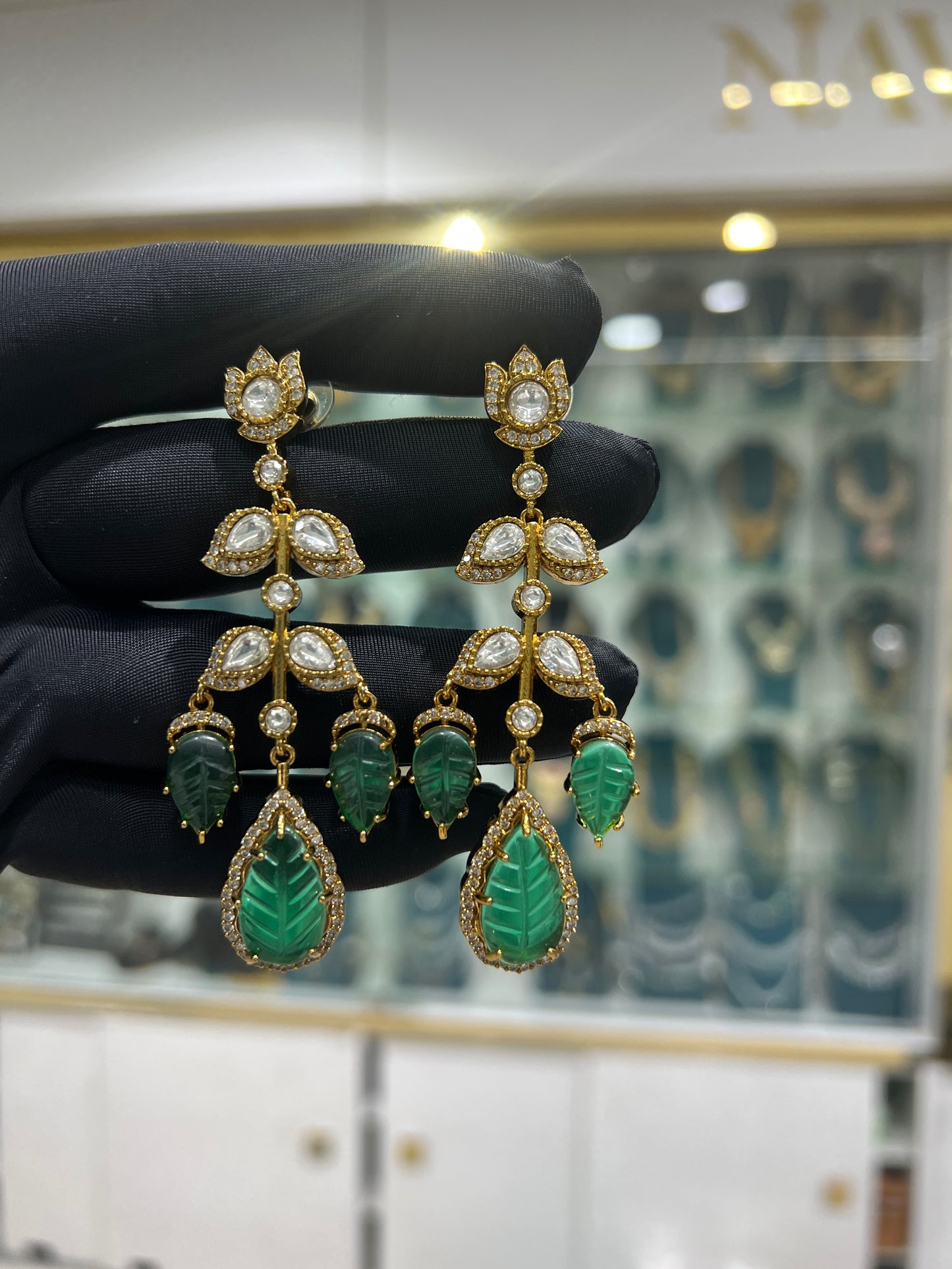 VICTORIAN LEAF EARRINGS