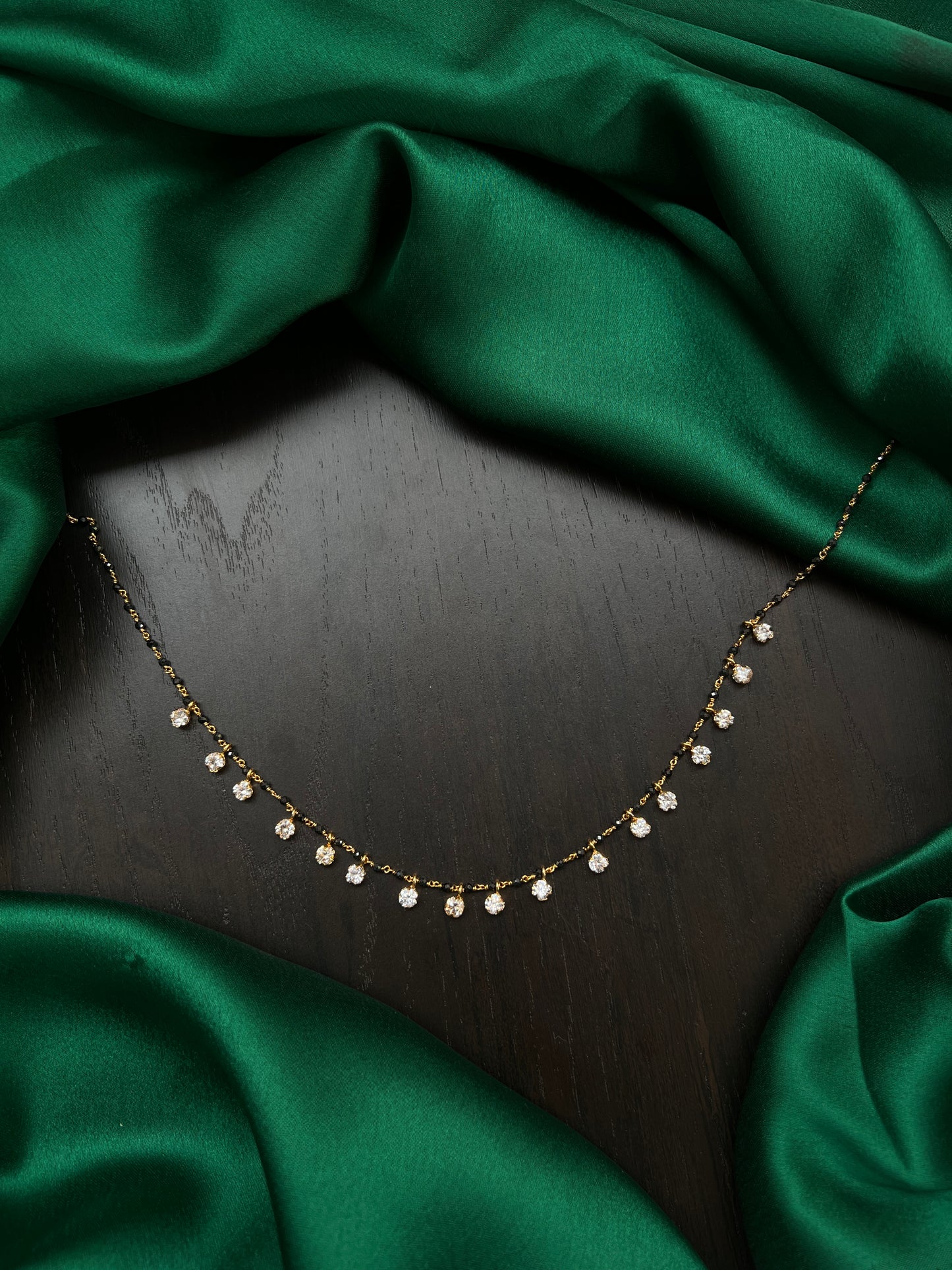 Black beads