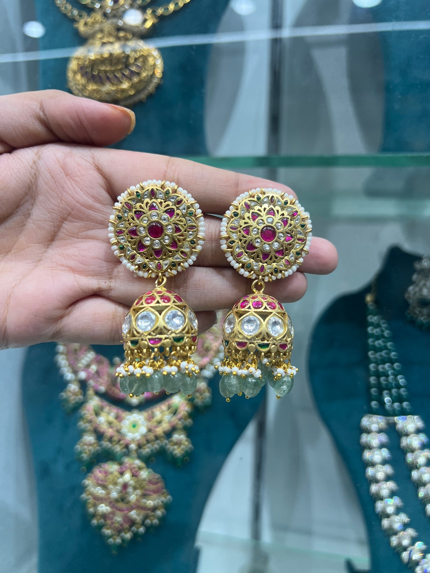 KUNDAN EARRINGS