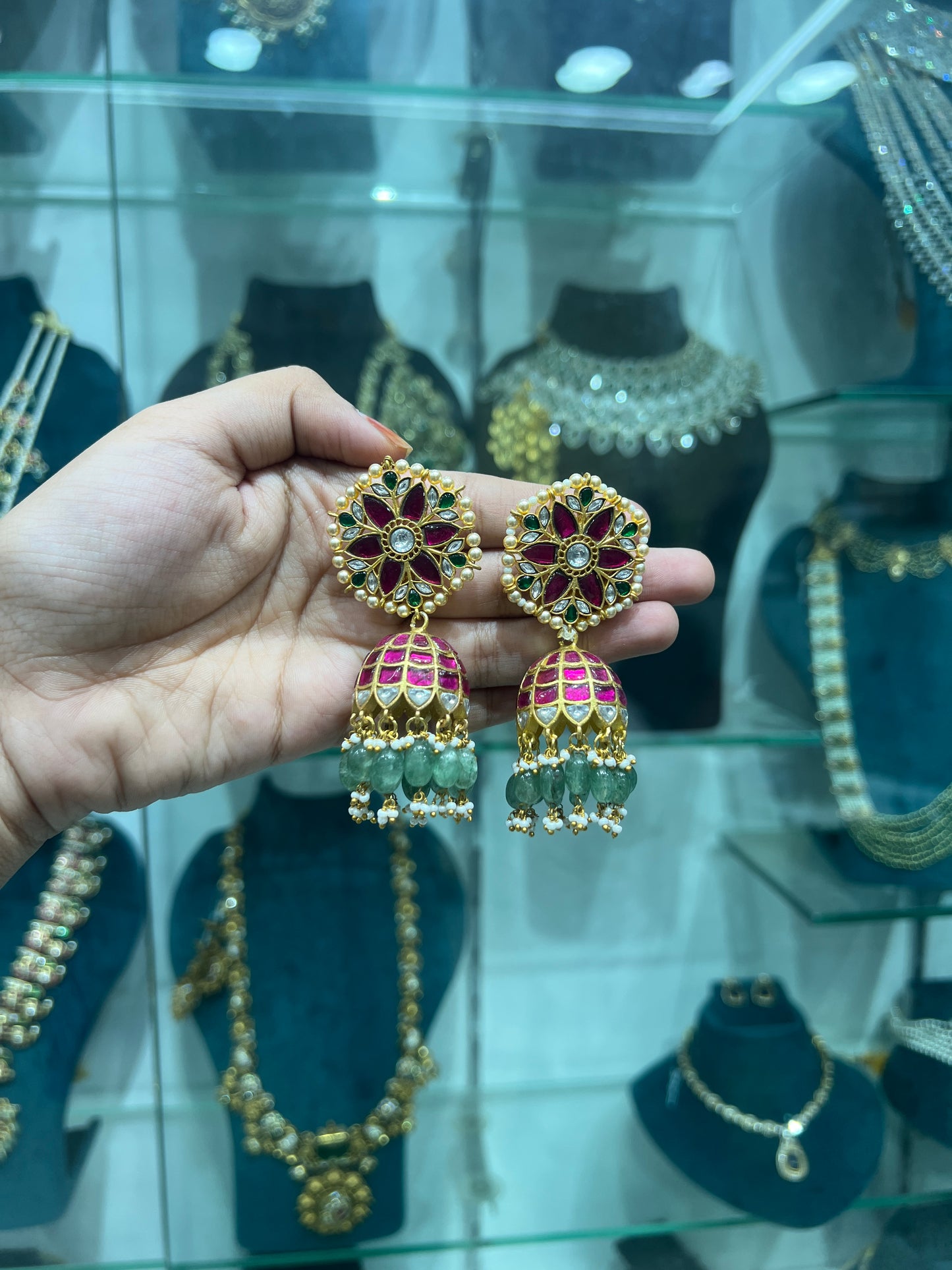 Kundan earrings