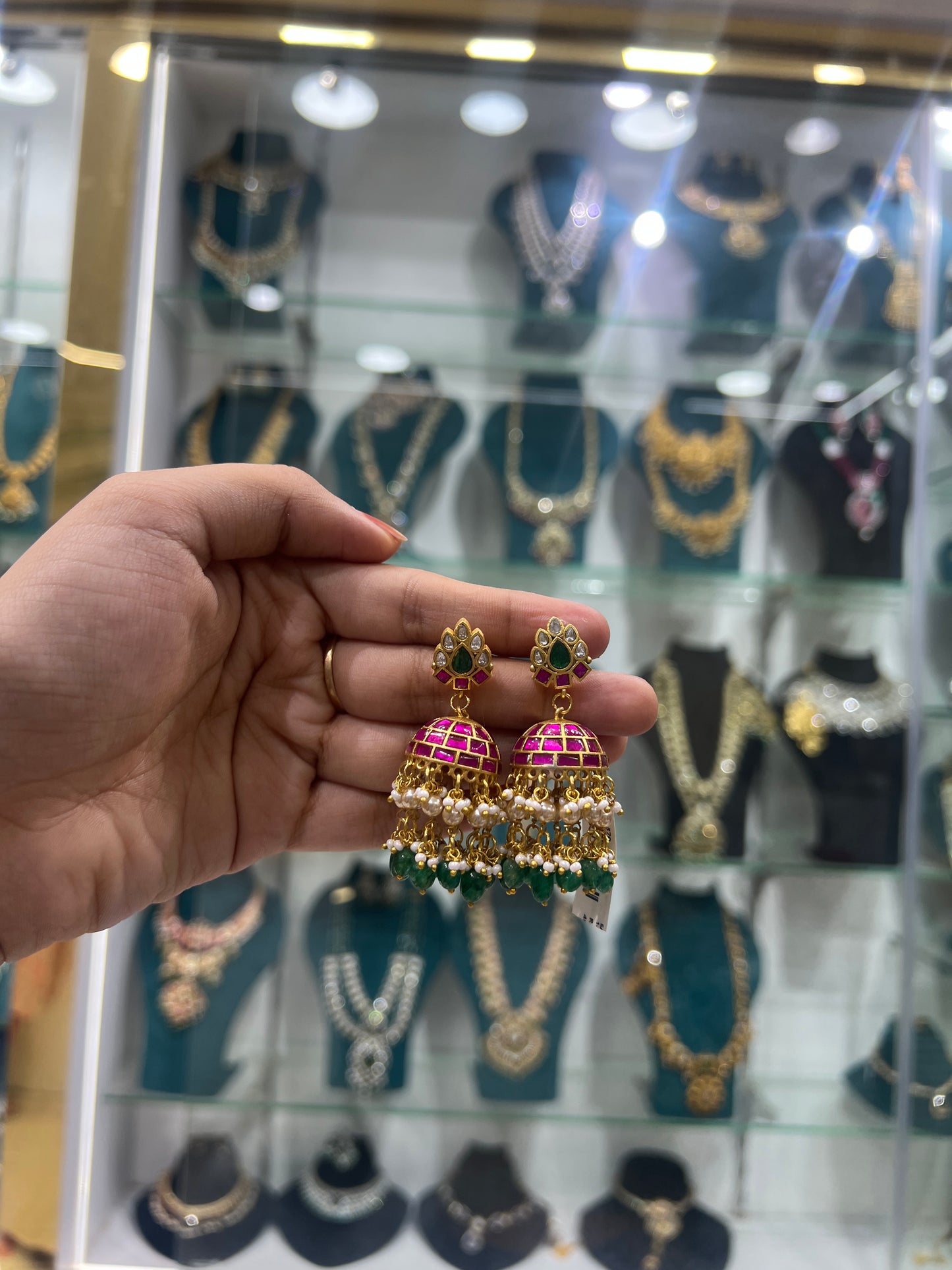 Kundan earrings