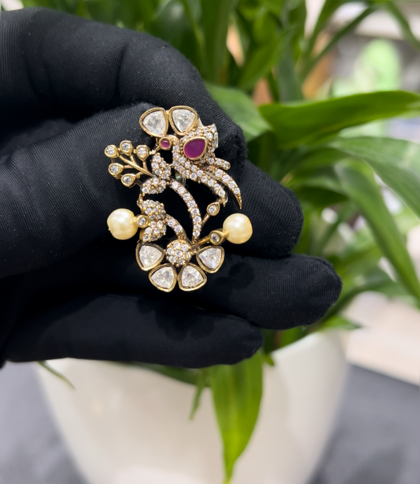 MOSSONITE LOCKET