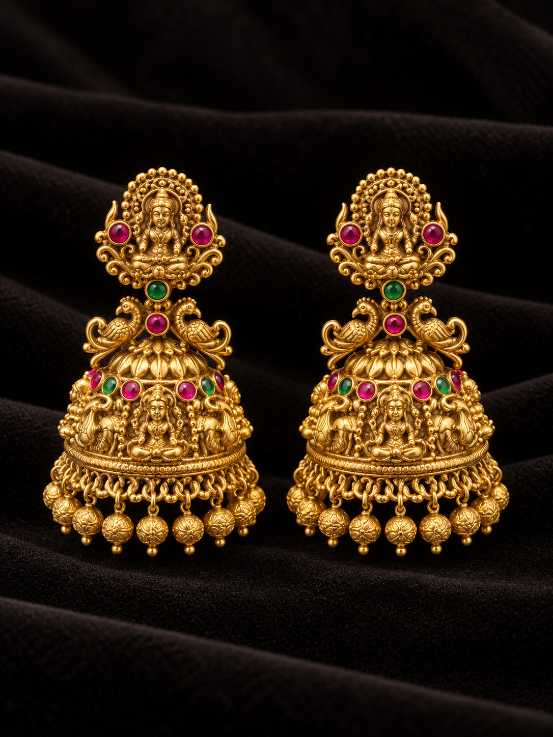 Kundan Nagshi earring