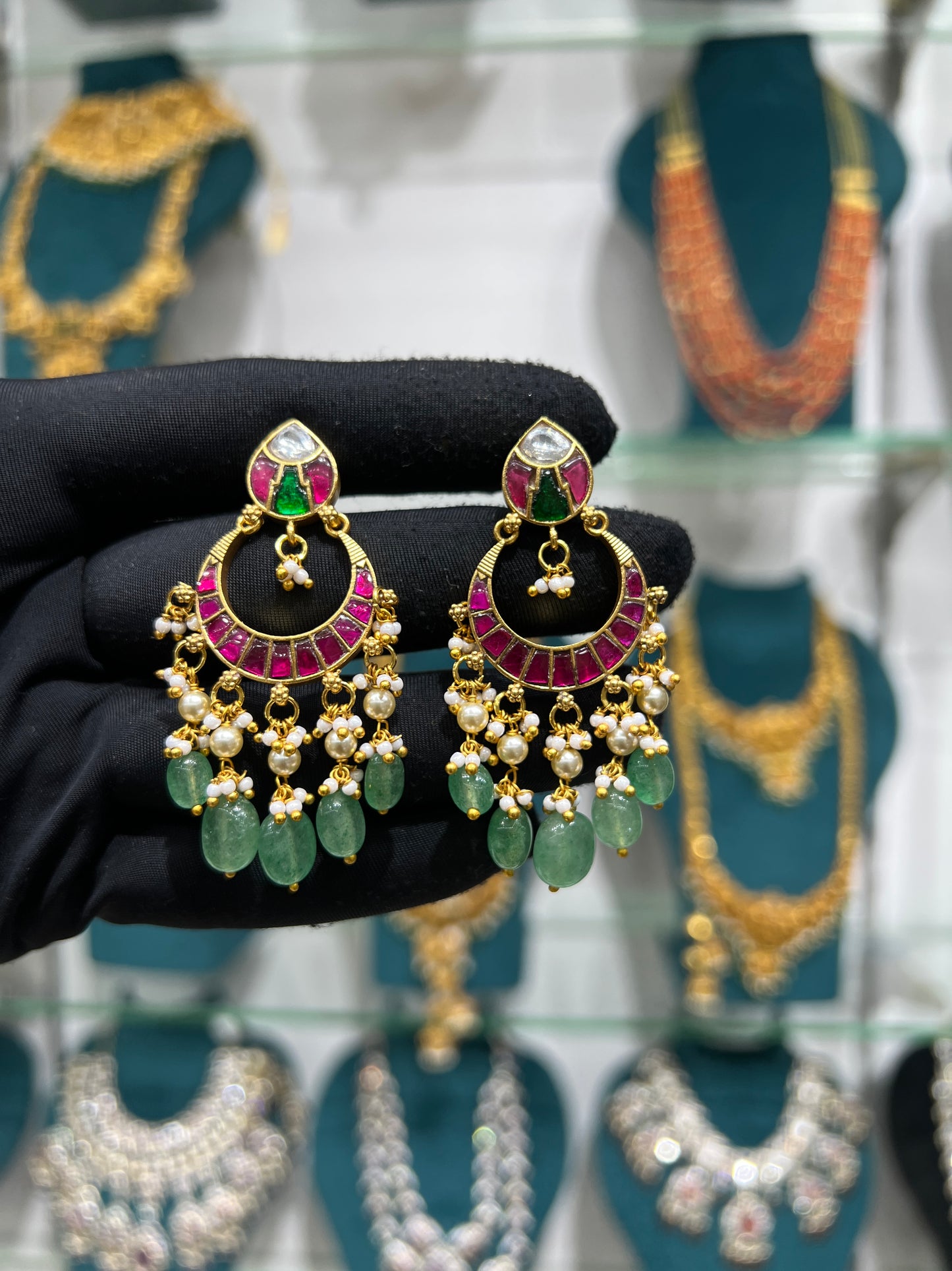 Kundan earrings