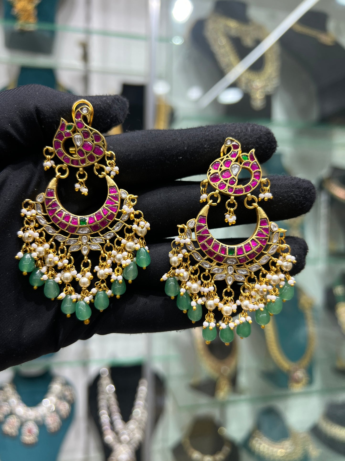 Kundan earrings