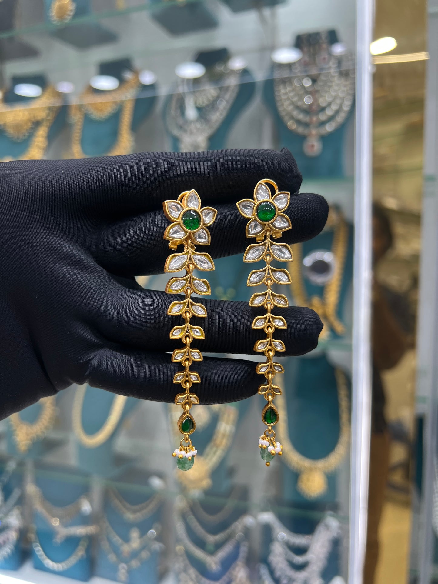 Kundan earrings