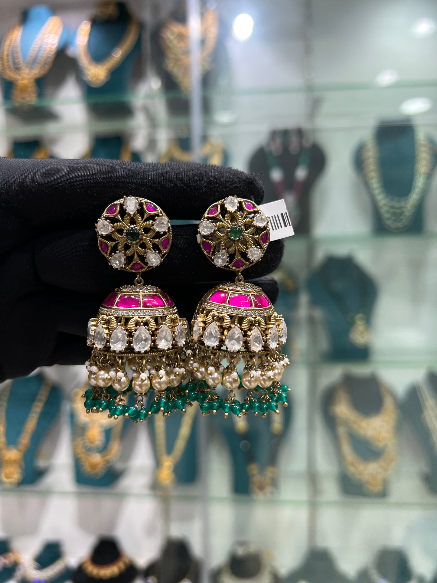 Mossonite earrings