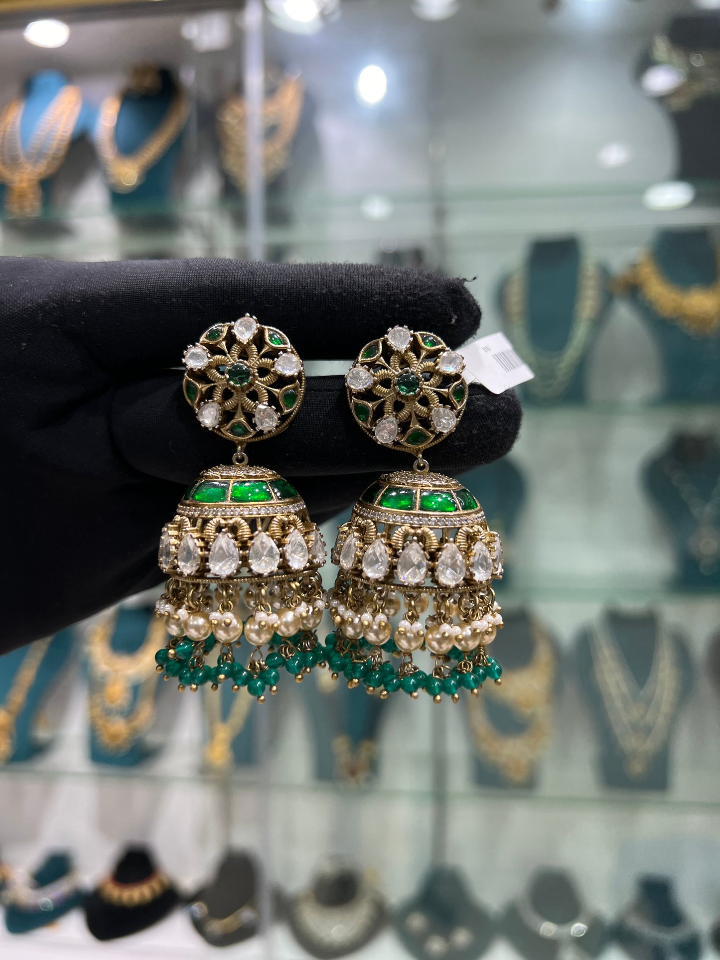 Mossonite earrings