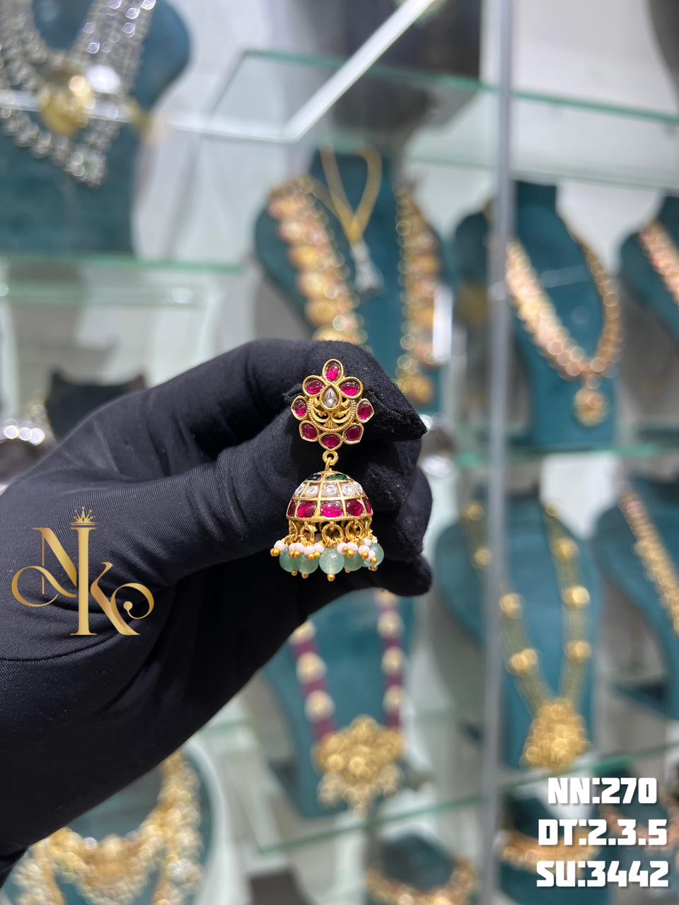 kundan earrings
