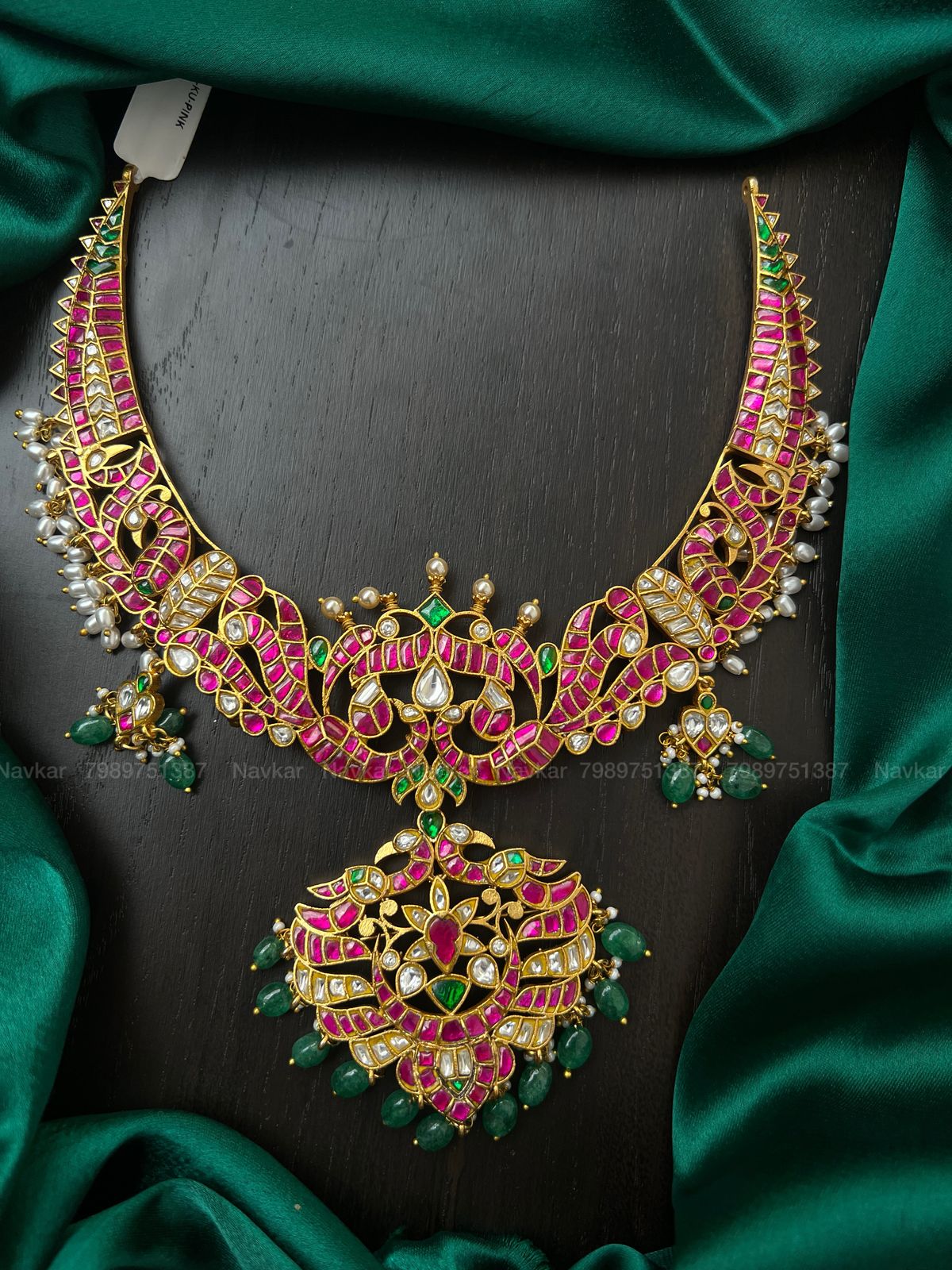 Jadaukundan 2 in 1 necklace