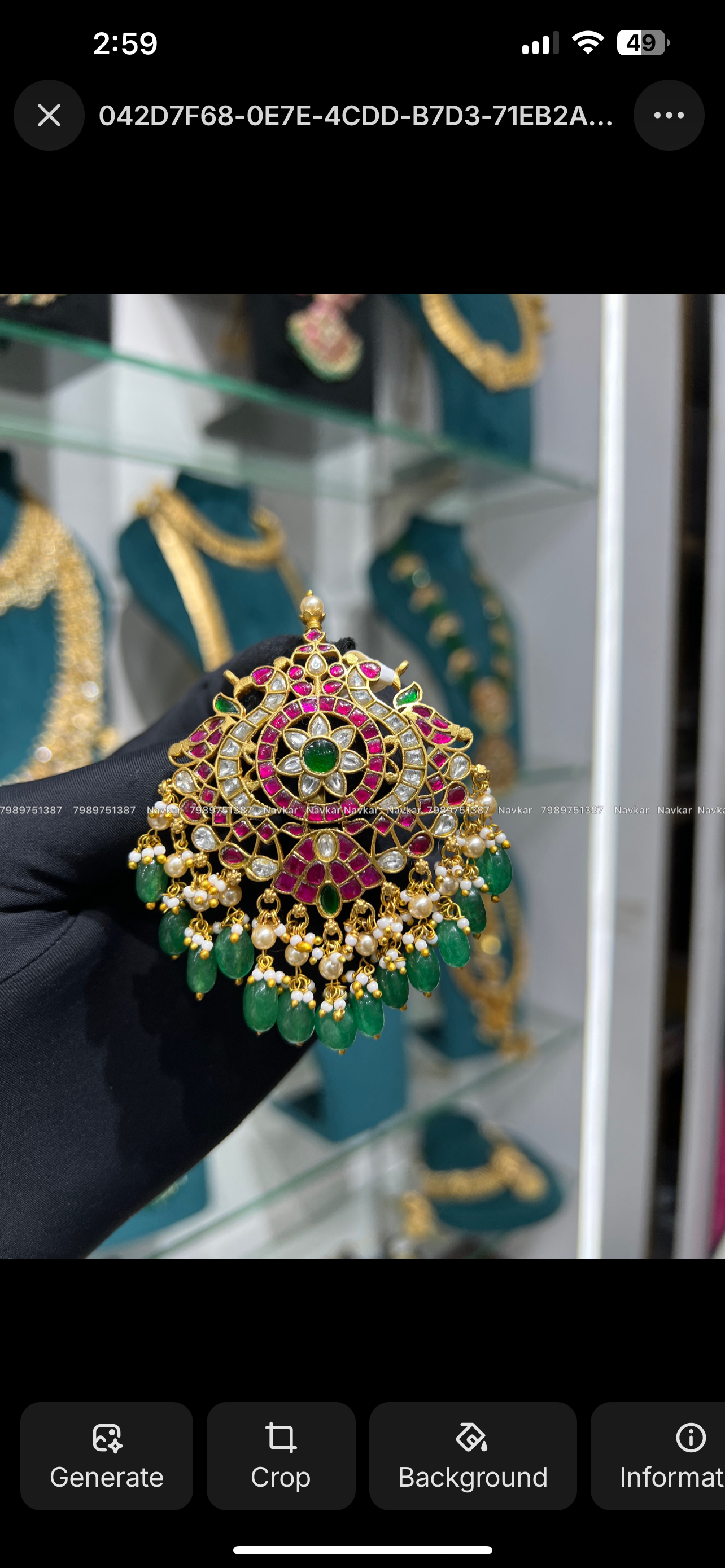 Kundan locket