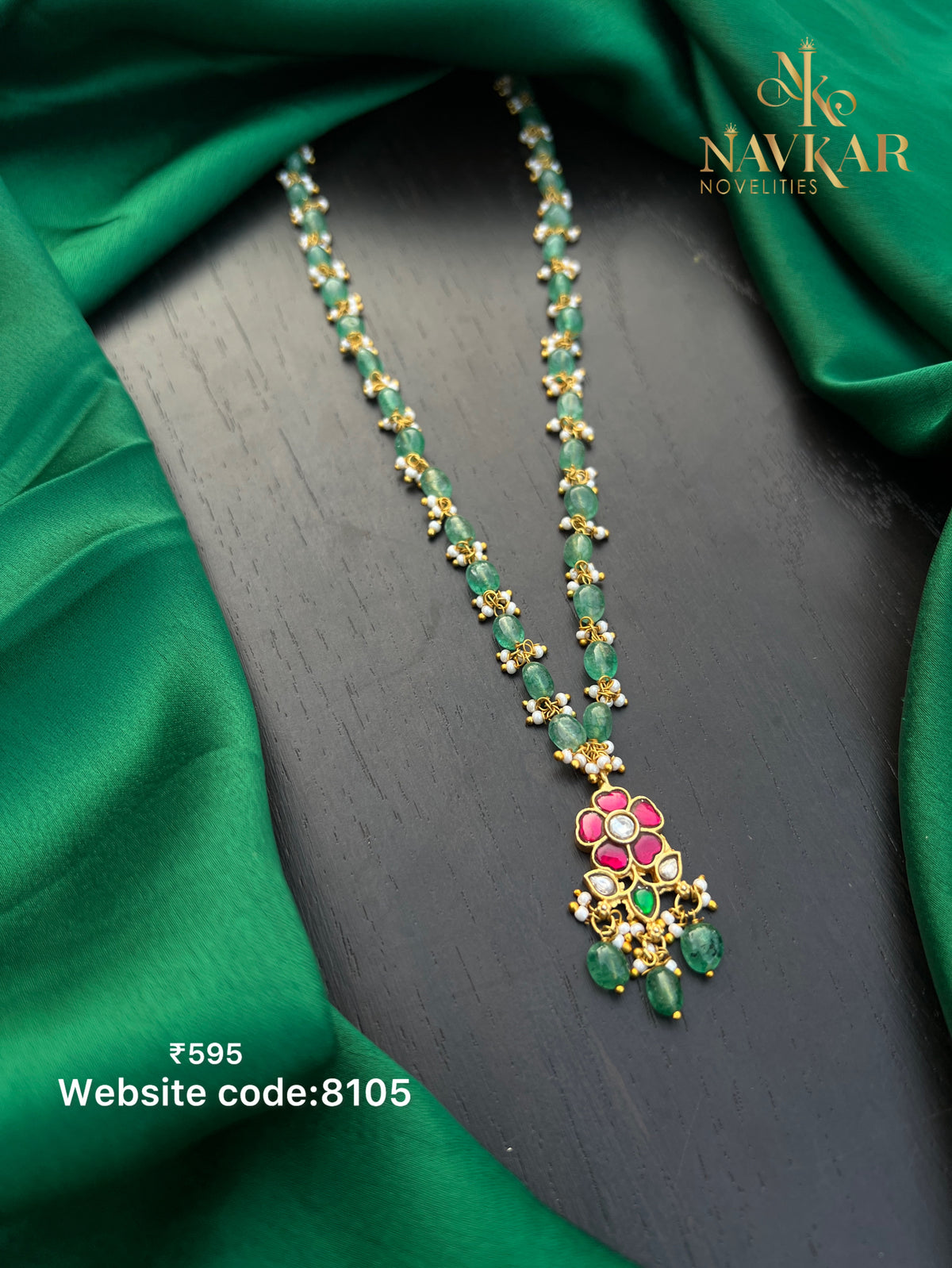 Kundan beads Necklace