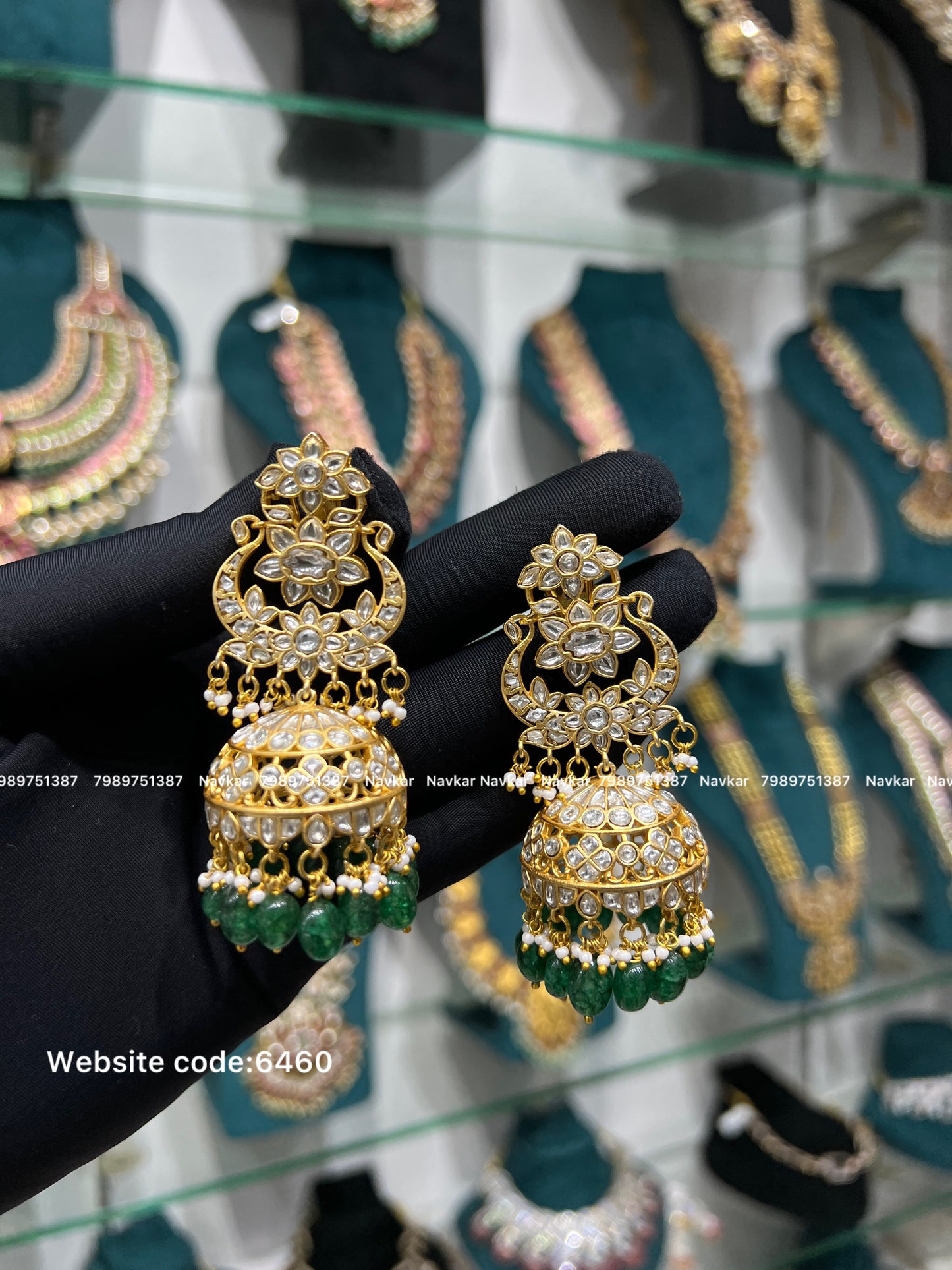 Kundan earring
