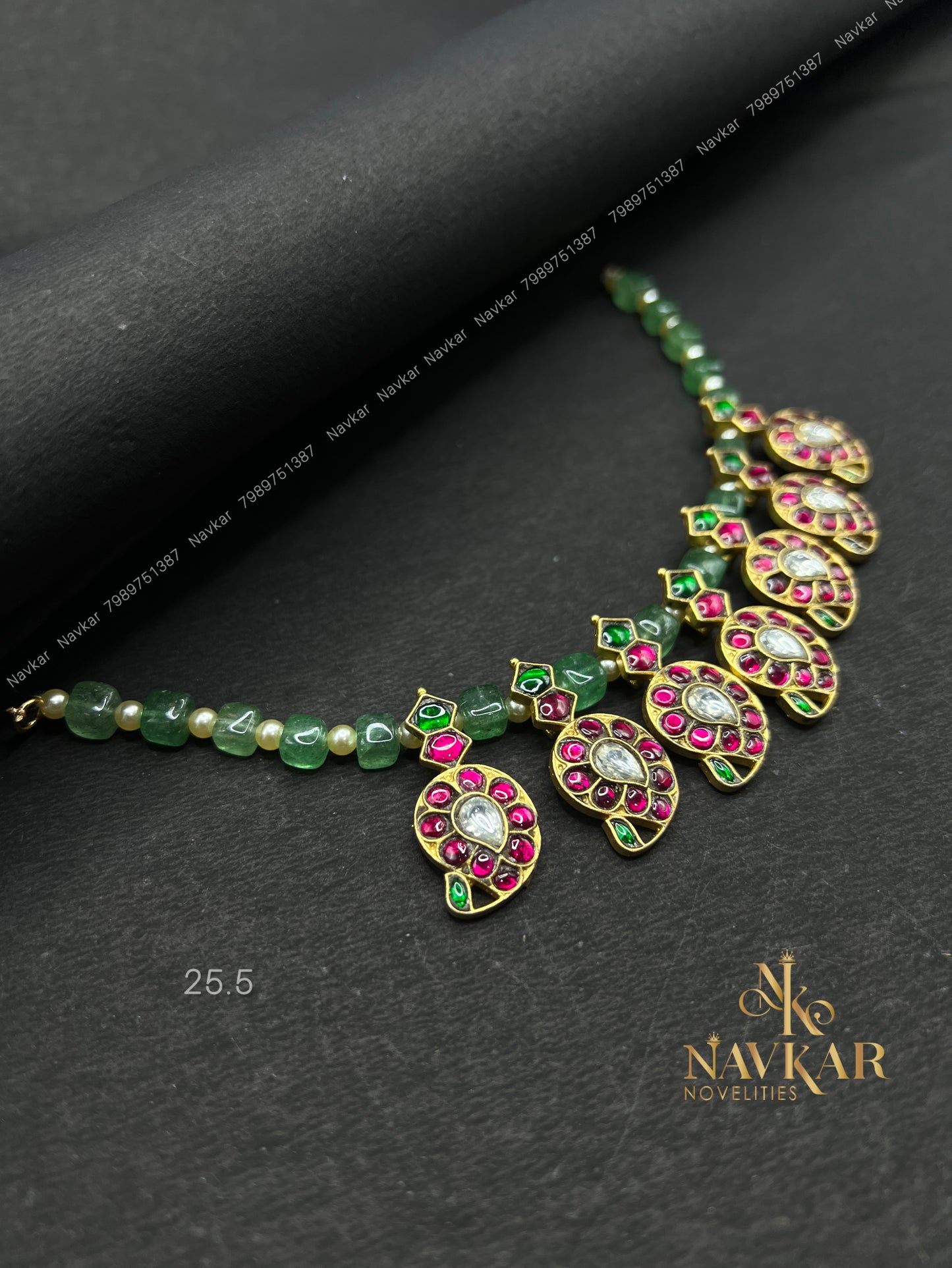 Mango kundan necklace