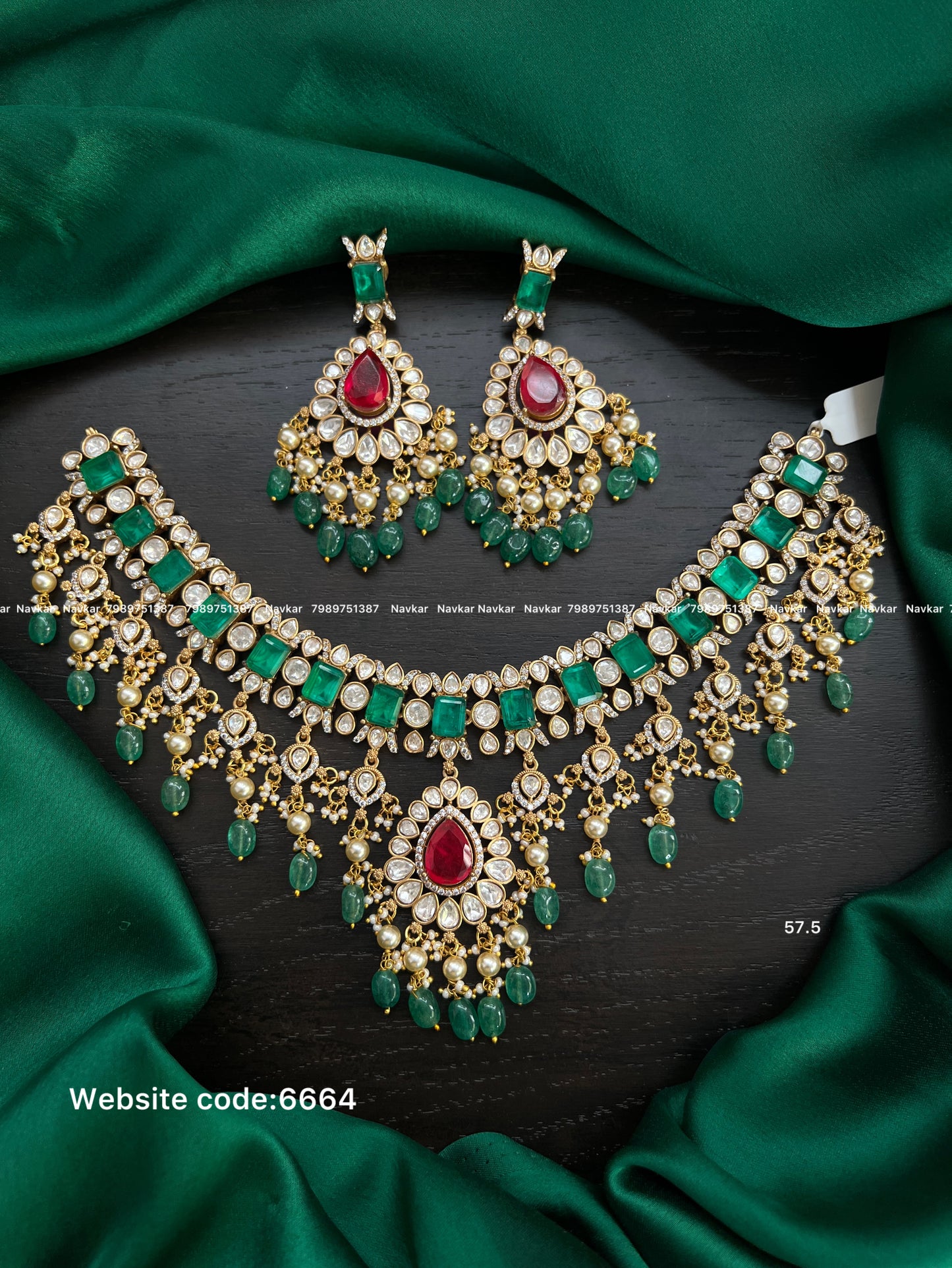 Mossonite necklace
