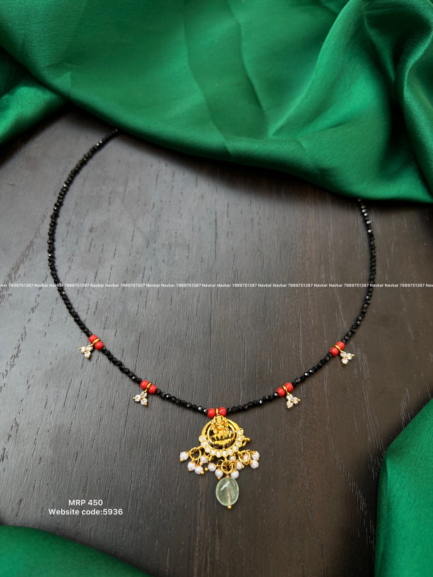 Black beads