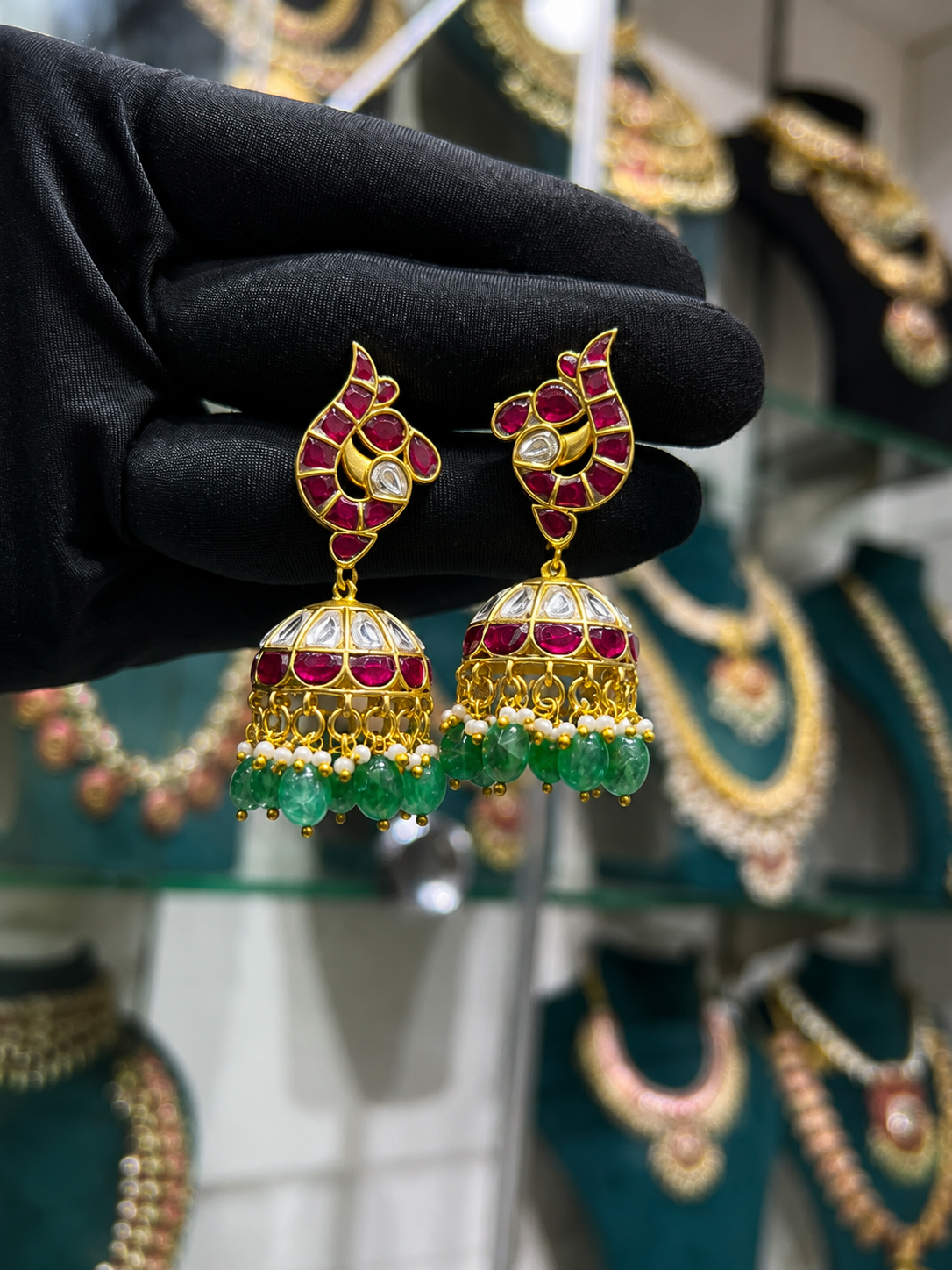 Kundan earring