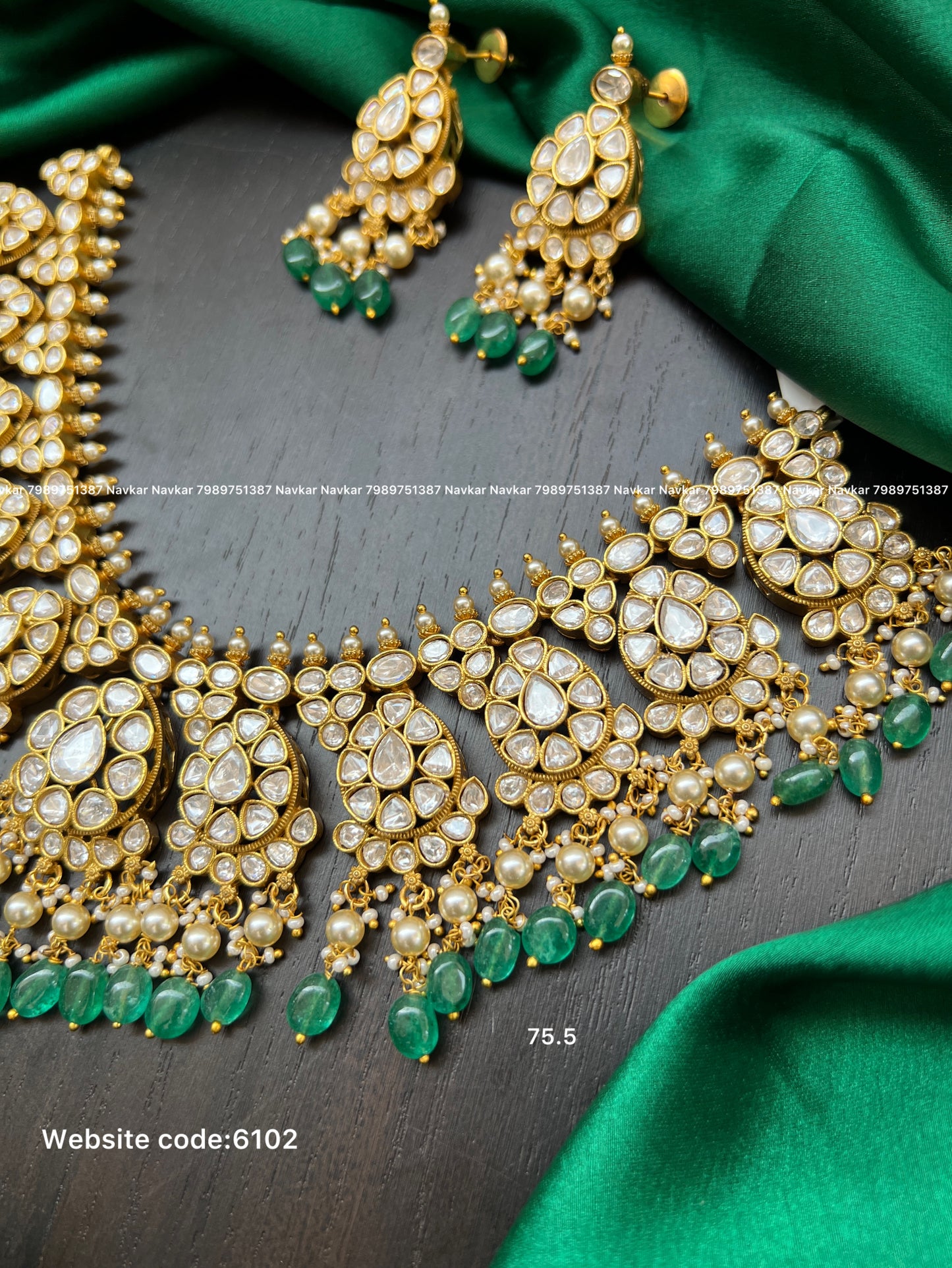 Mossonite necklace