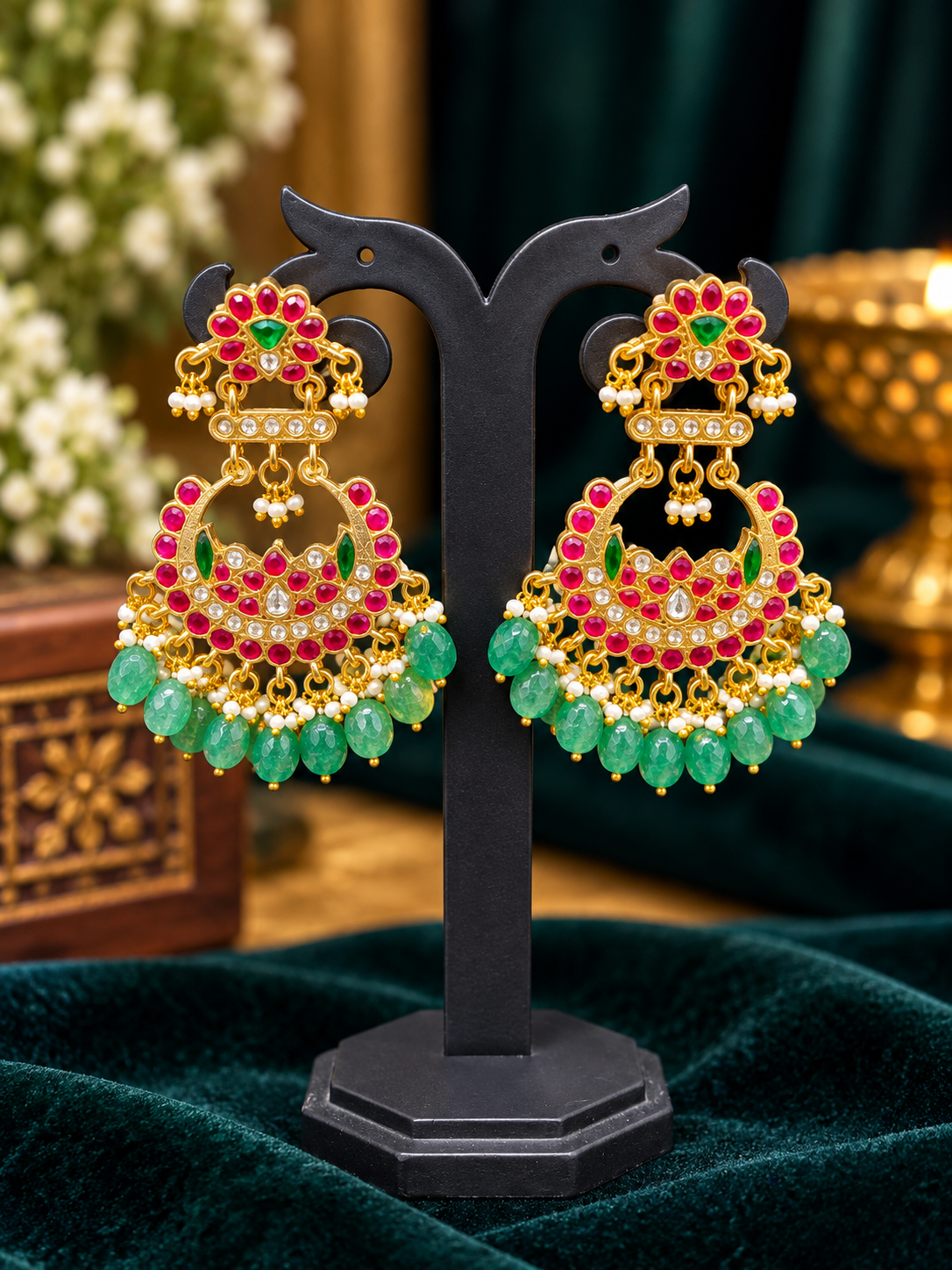 Kundan earring