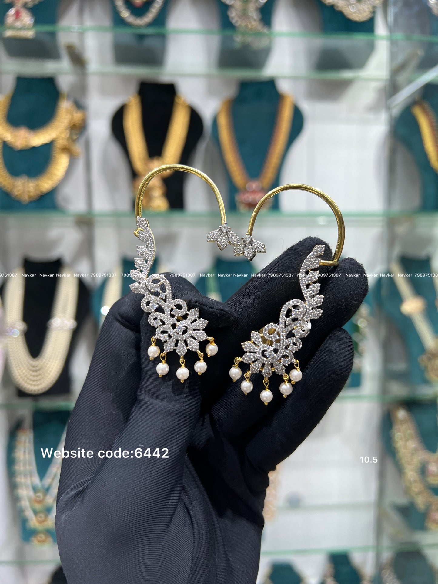 GJ coffee earring