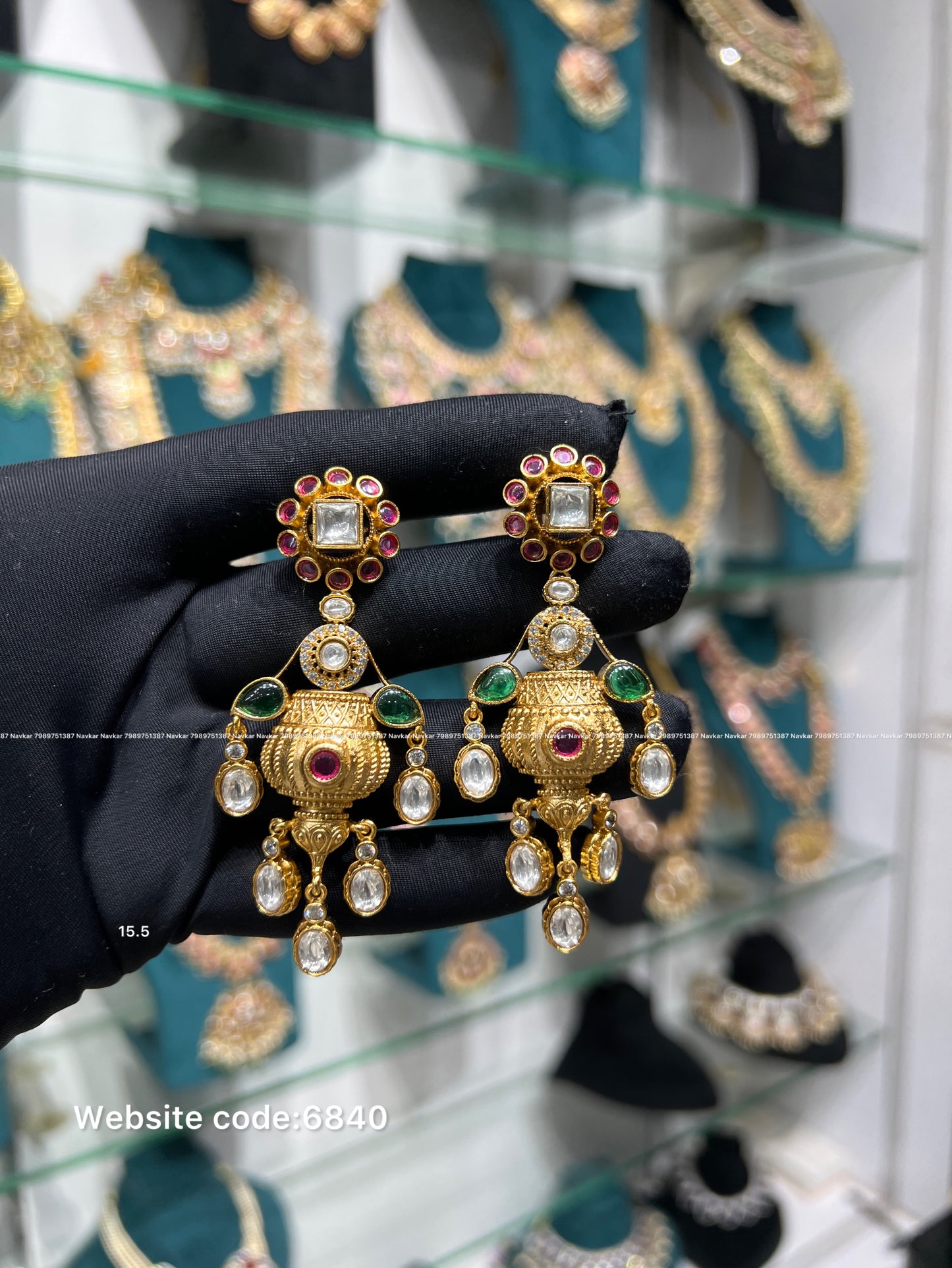 Polki earring