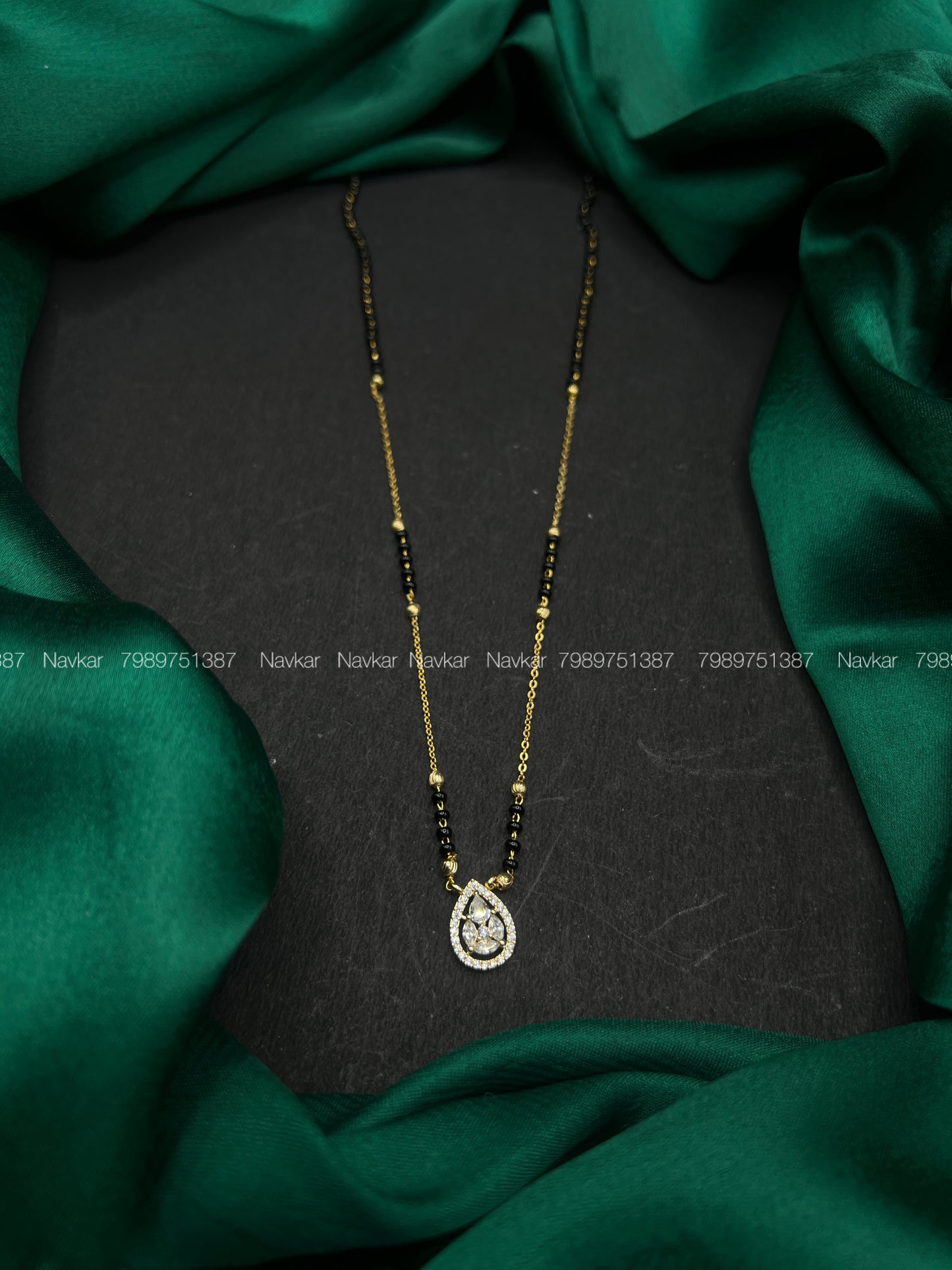 Black beads