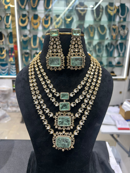 Mossonite necklace