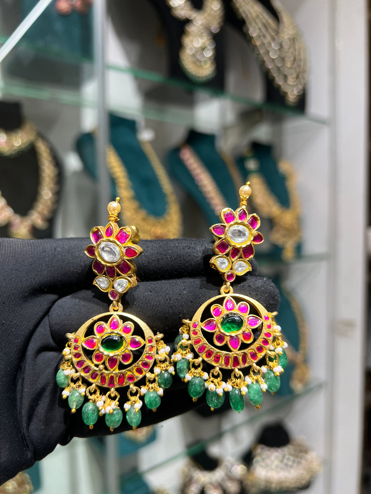 Kundan earring