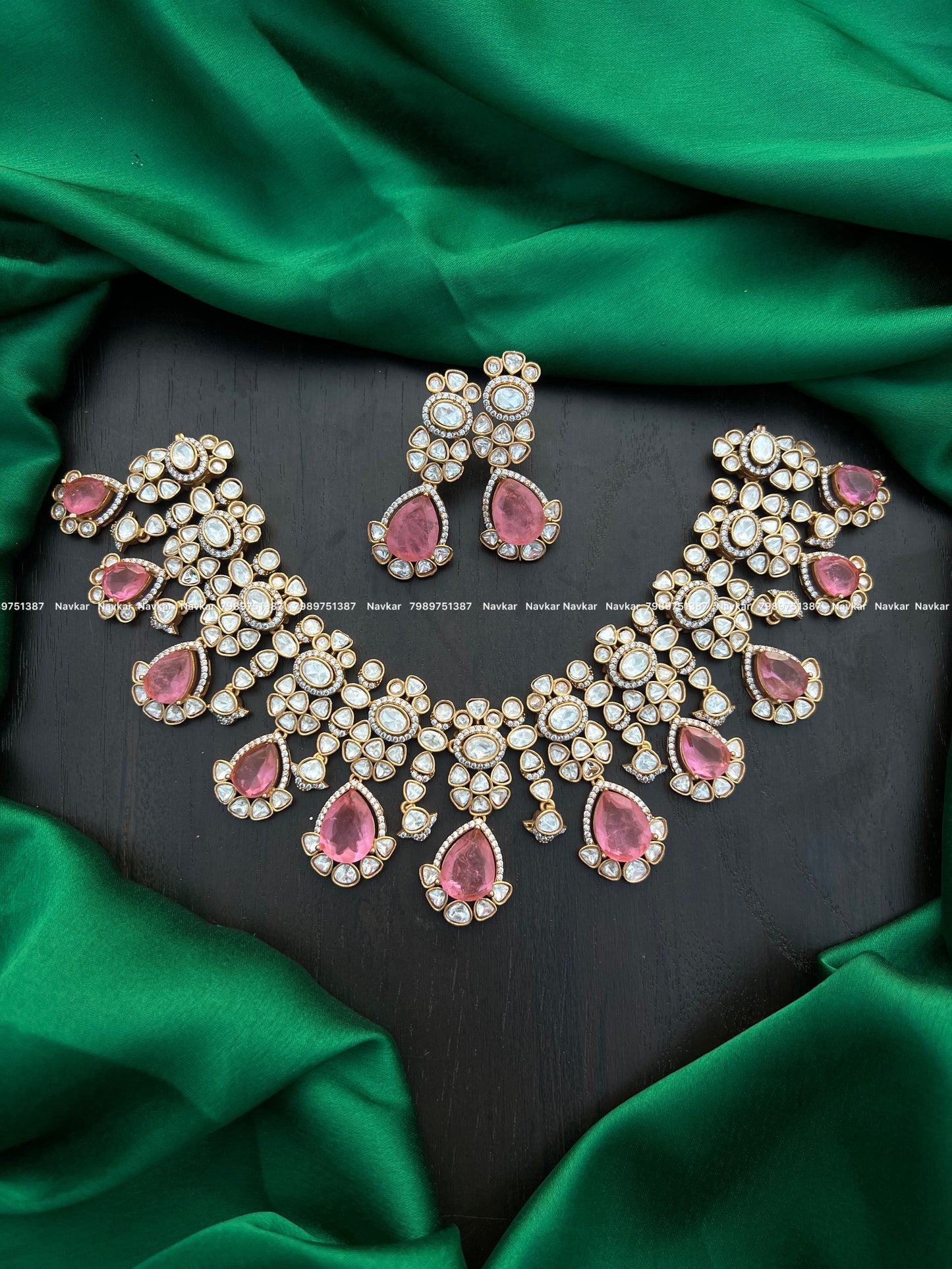 Mossonite necklace