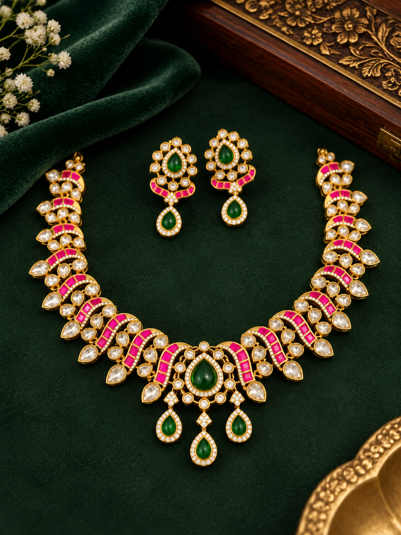Kundan mossonite kundan