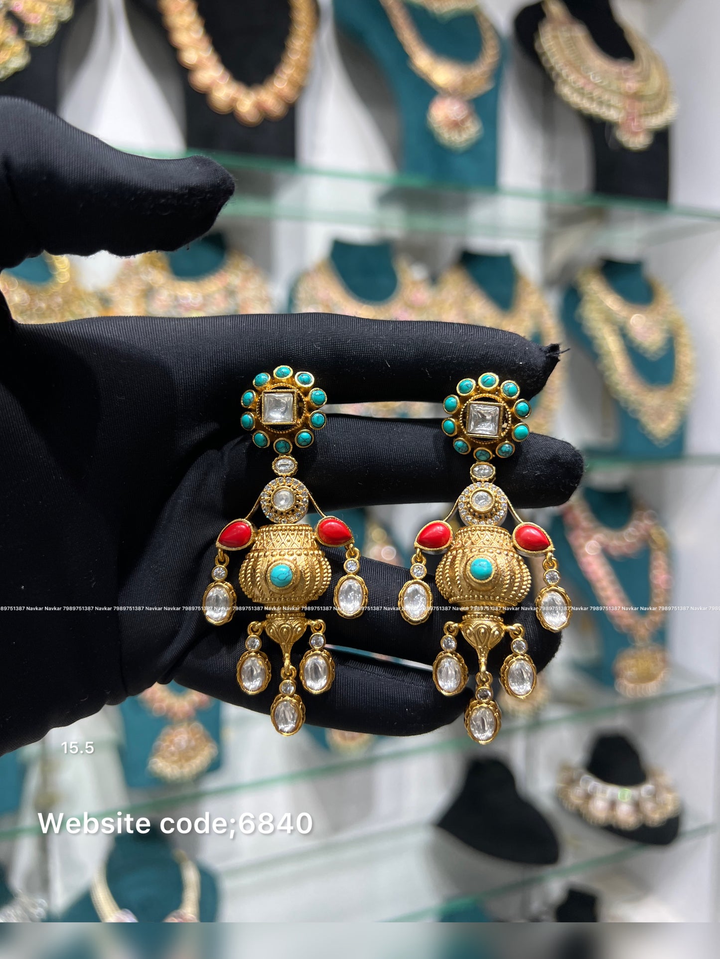 Polki earring