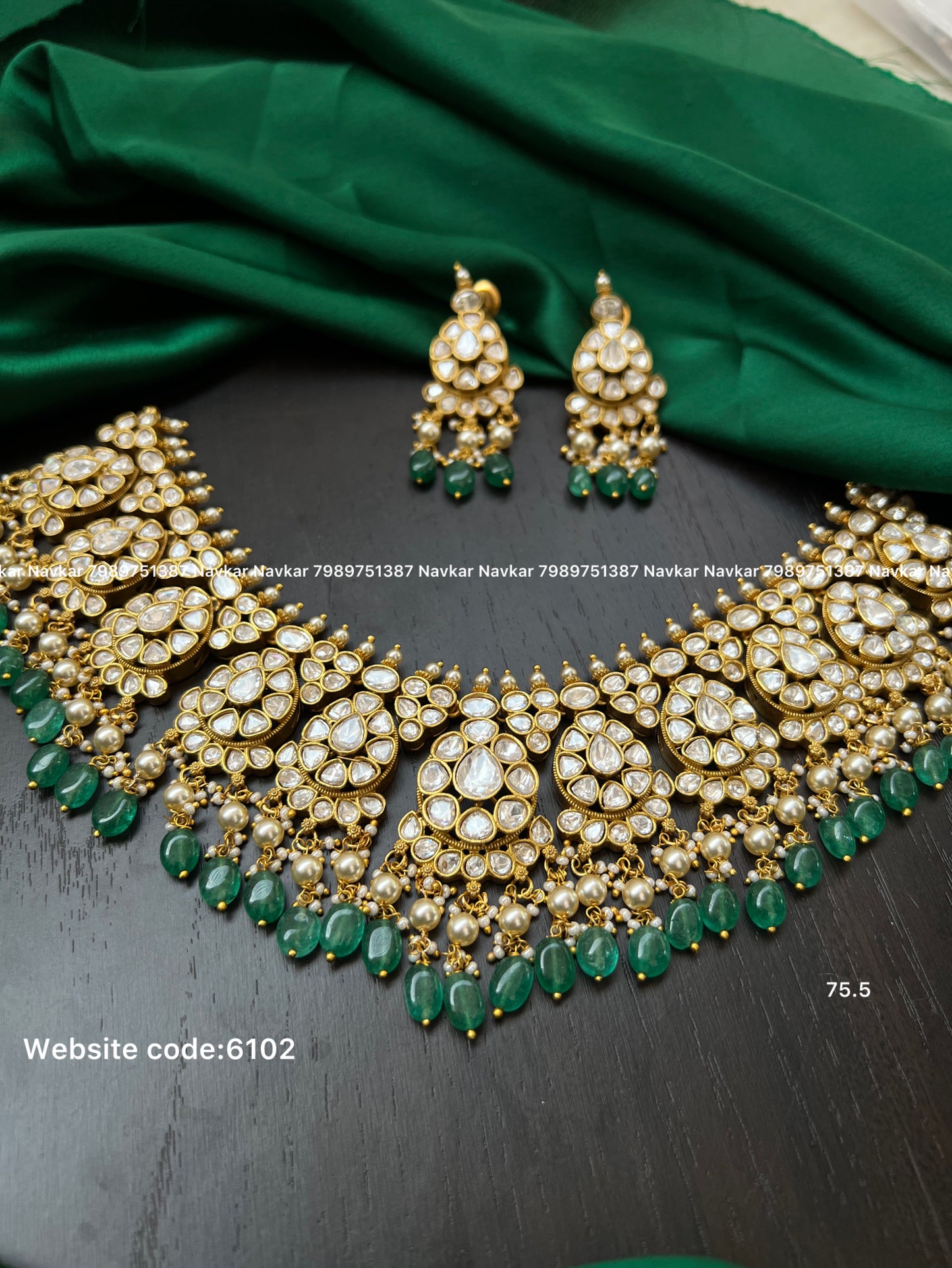 Mossonite necklace