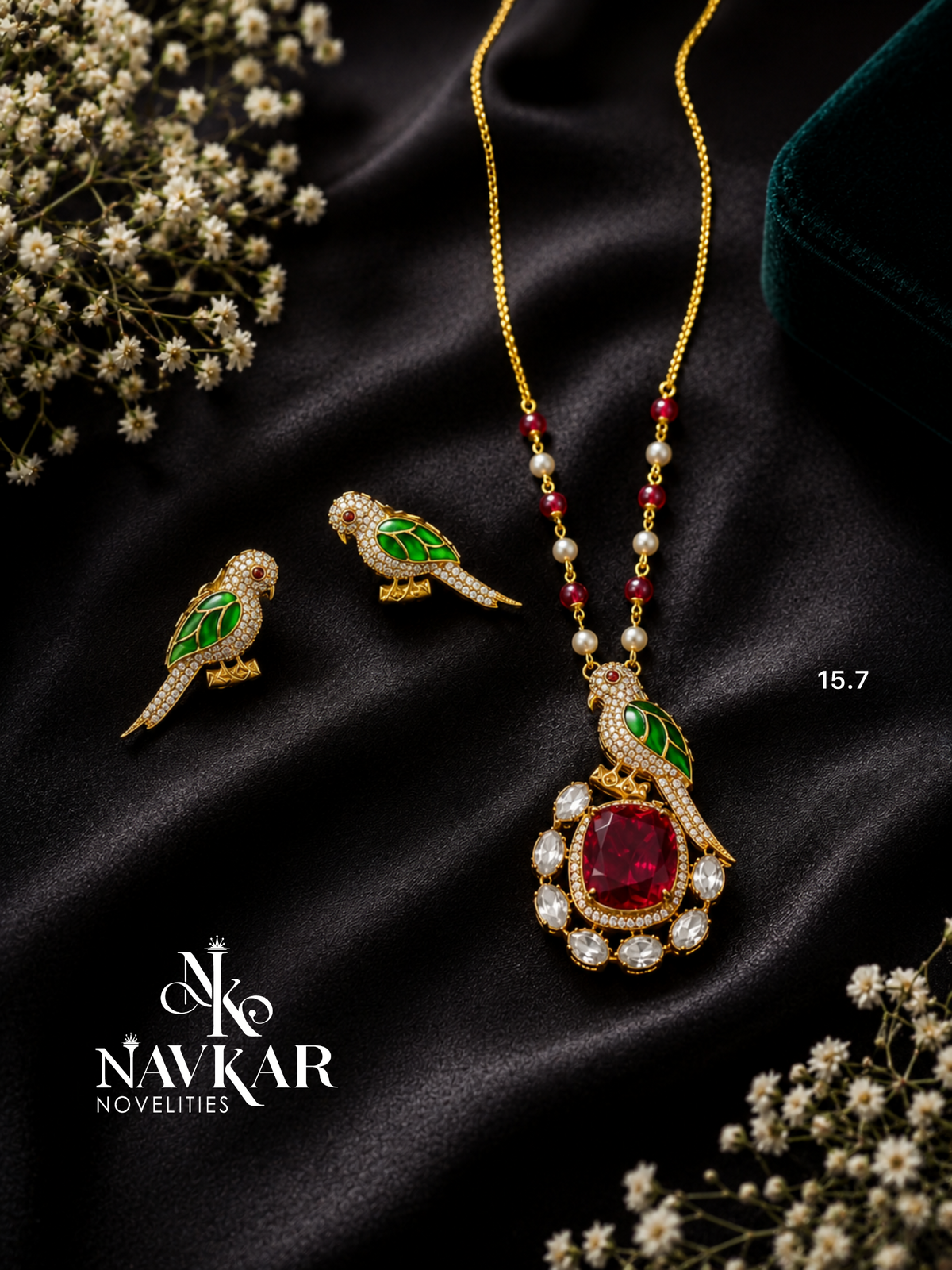 Kundan pendant set