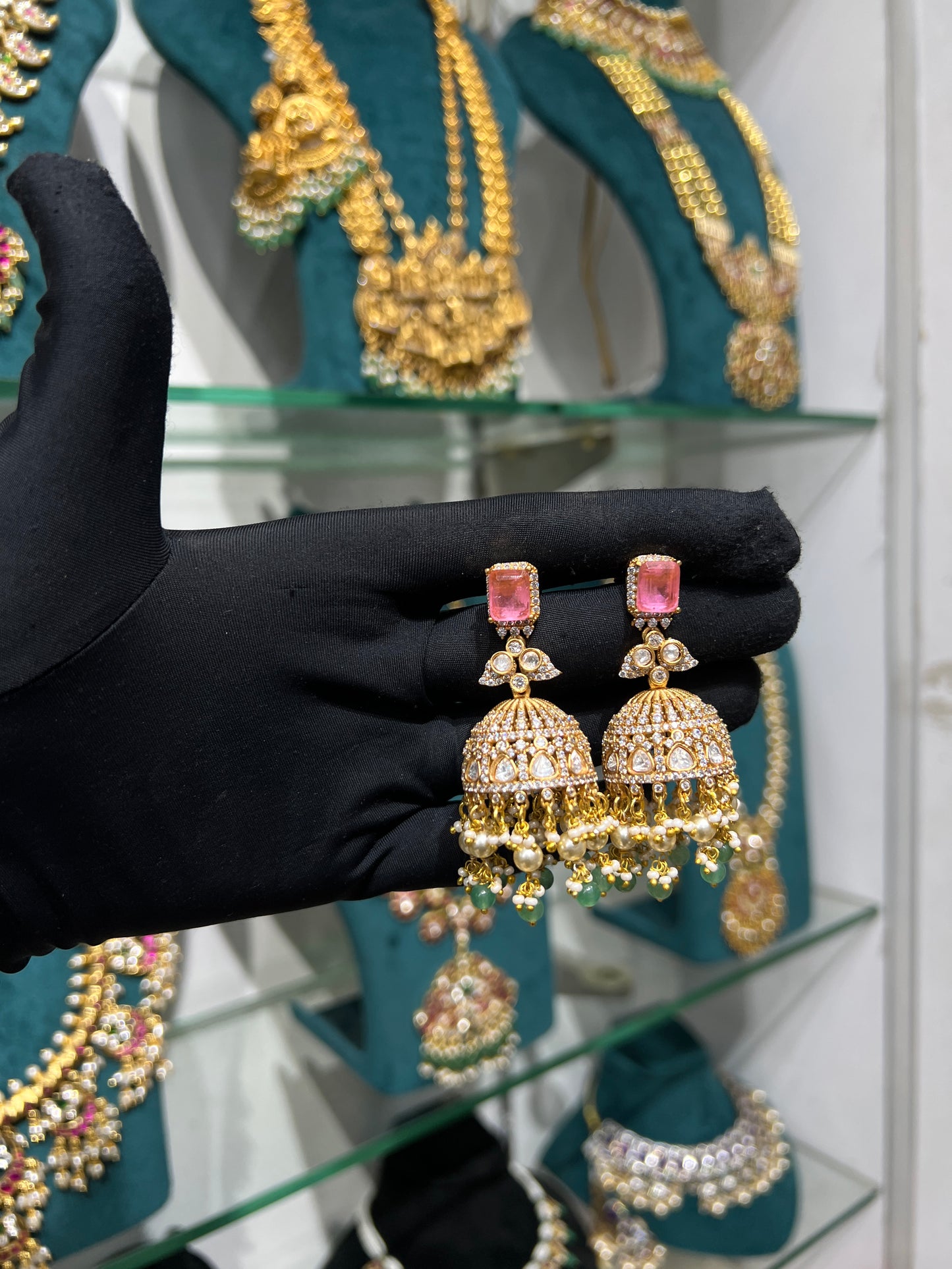 Mossonite earring