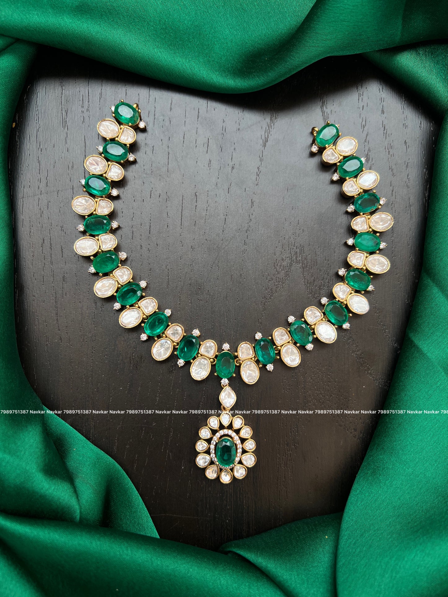 Mossonite necklace